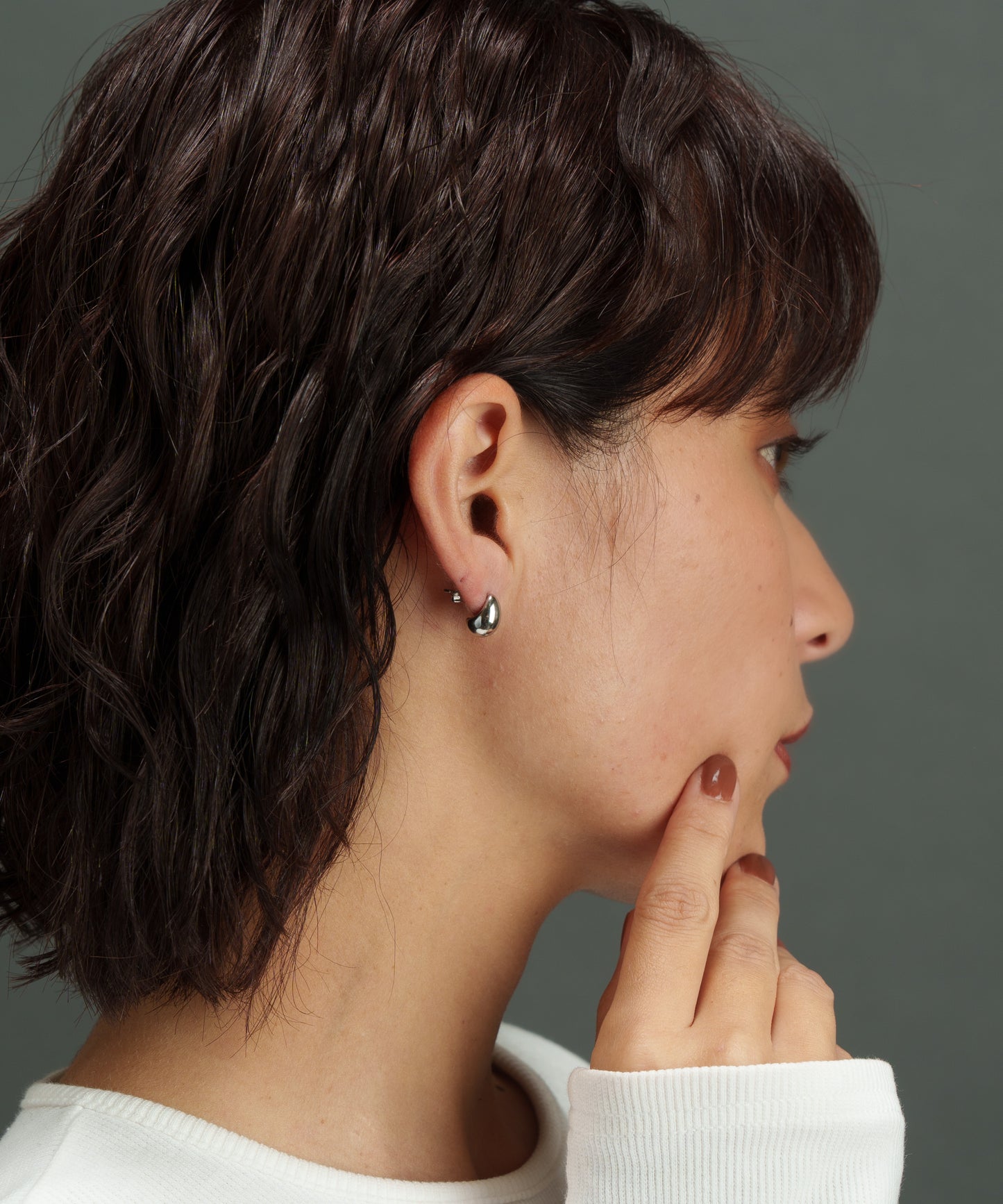 スモールドロップピアス【Silver】