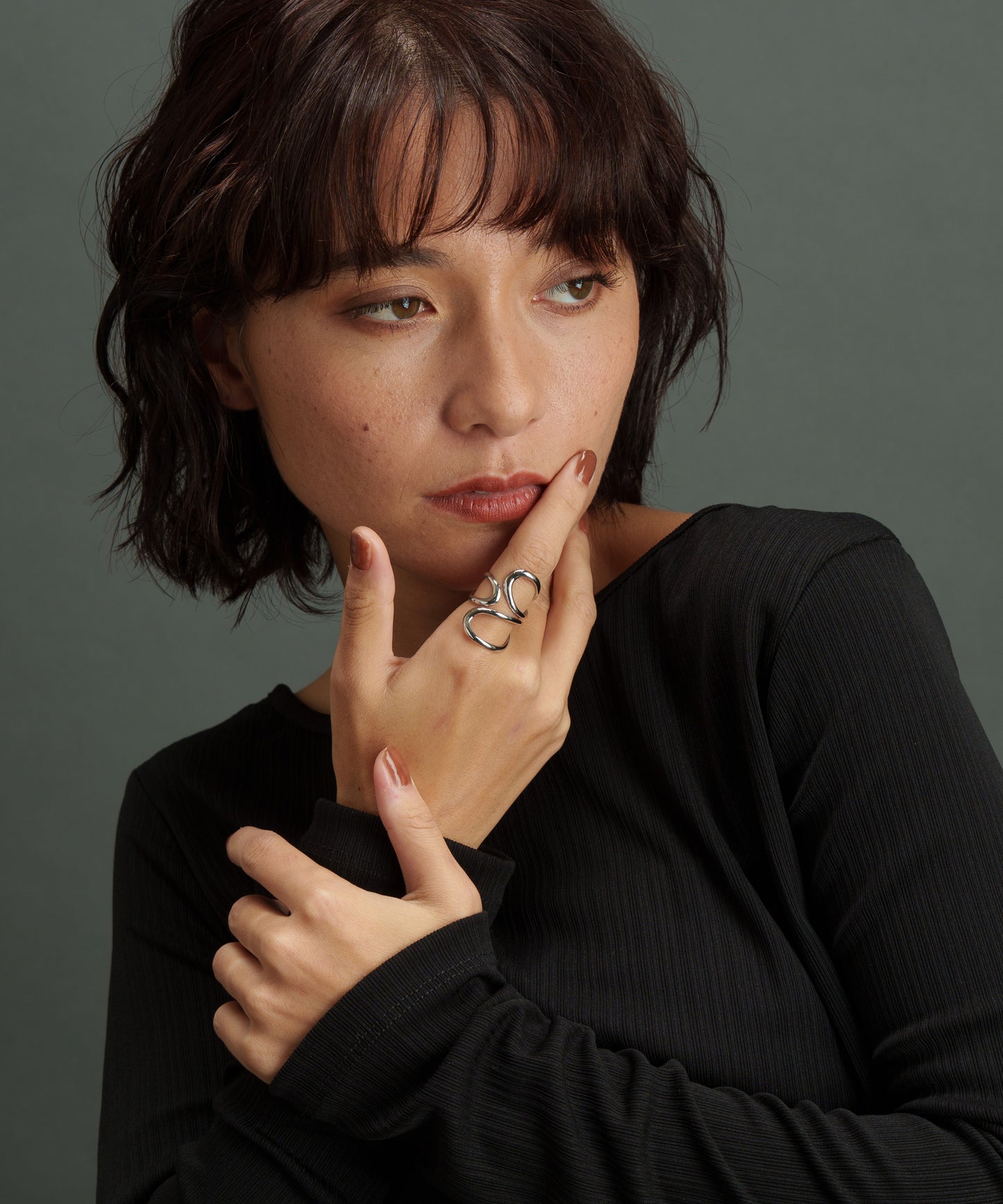 3カーブエンブレイシングリング【Silver】