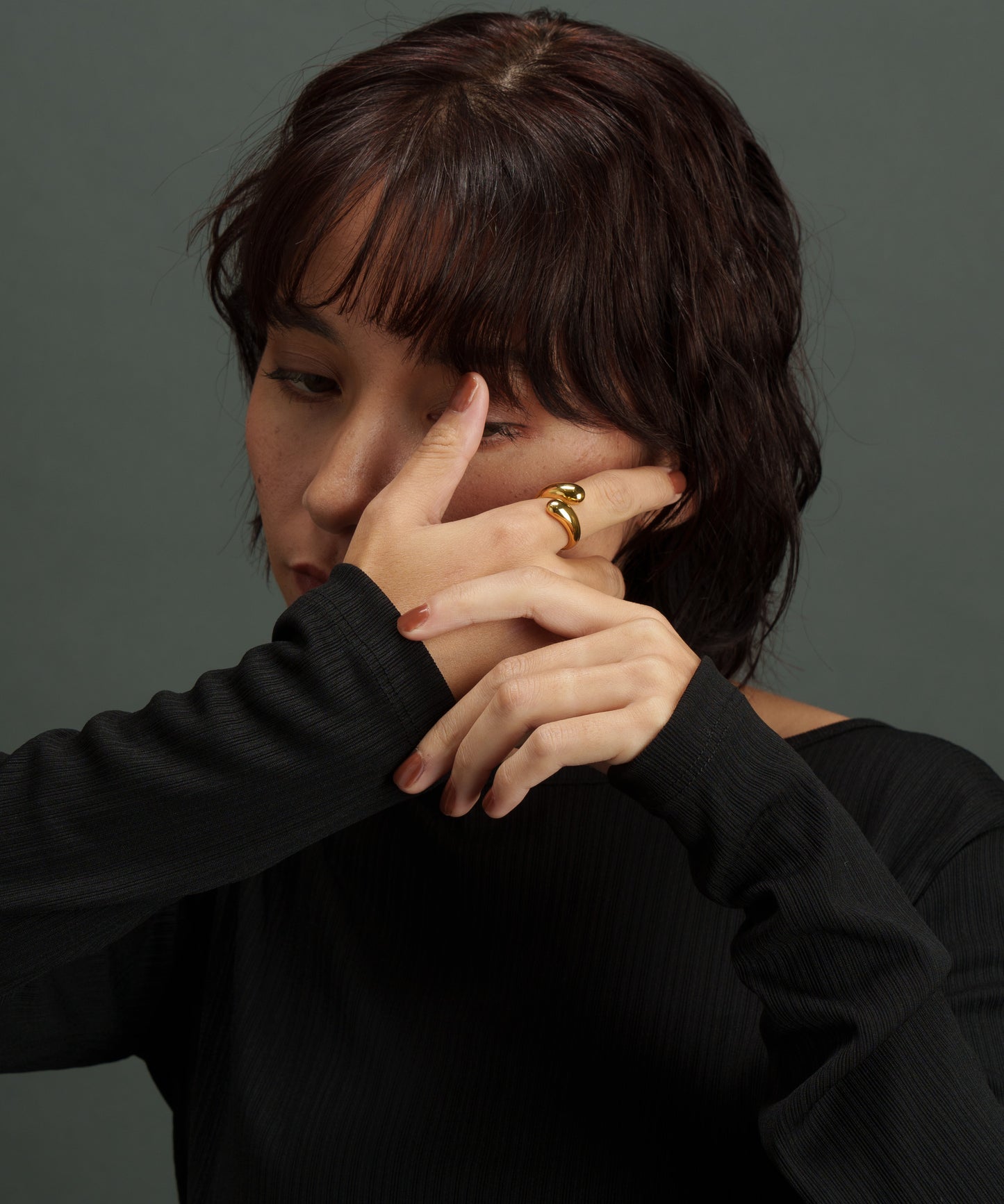 フィンガーコイルリング【Gold】