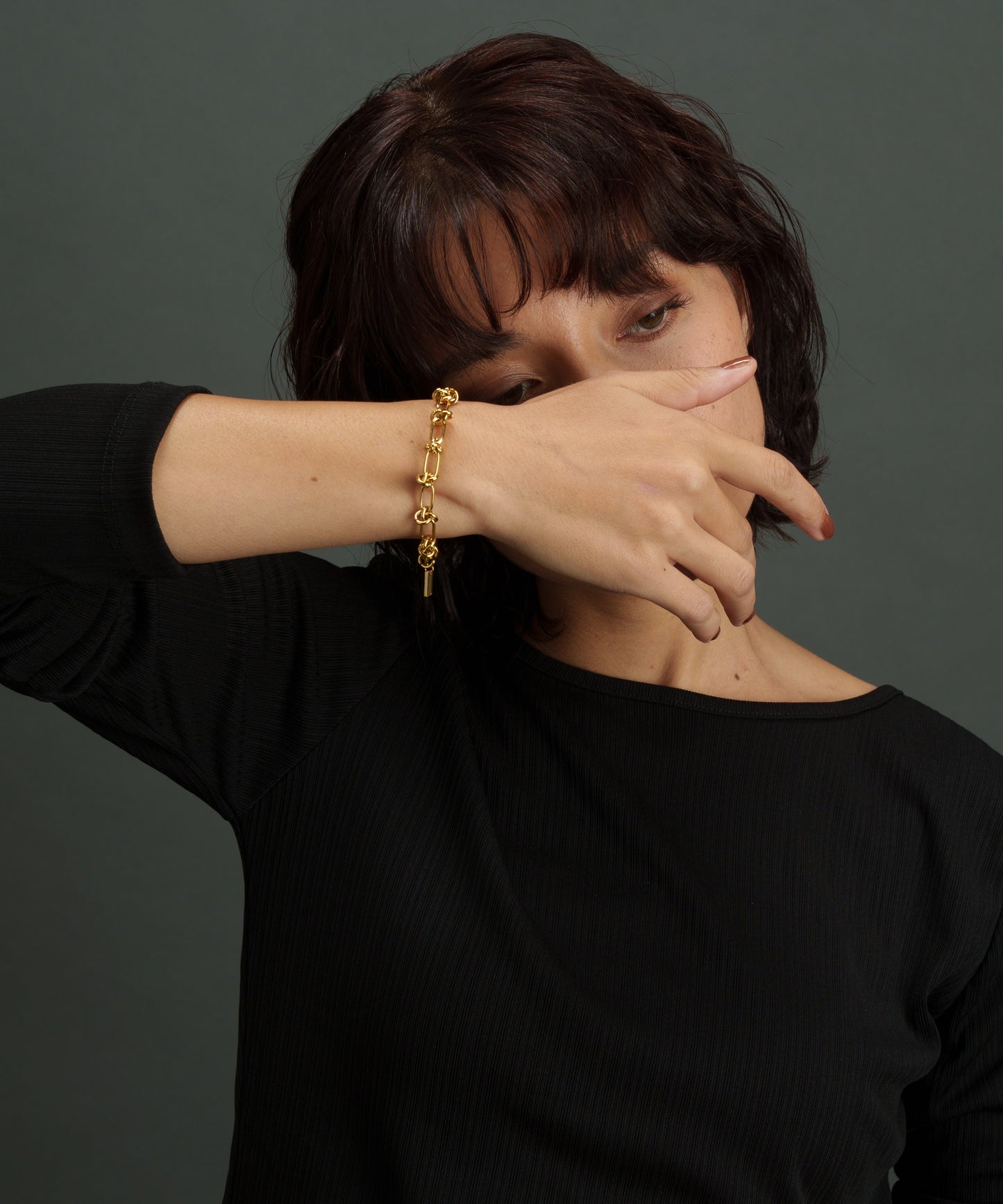 タングルドブレスレット【Gold】