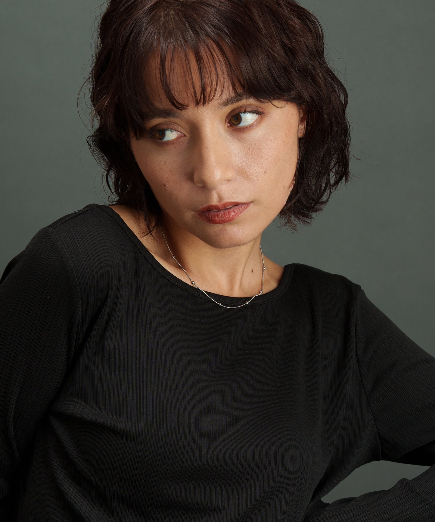 インターバルボールネックレス【Silver】