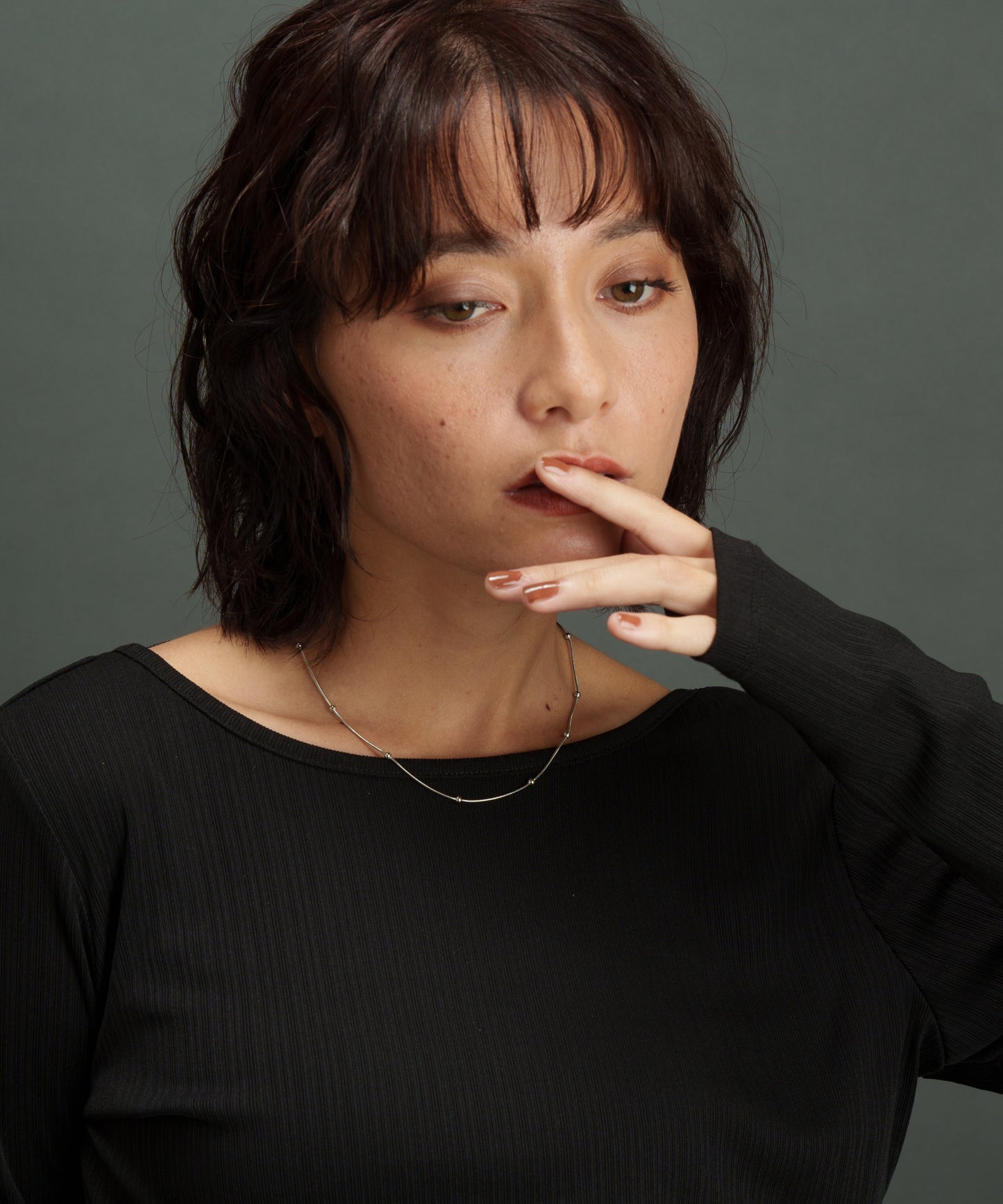 インターバルボールネックレス【Silver】