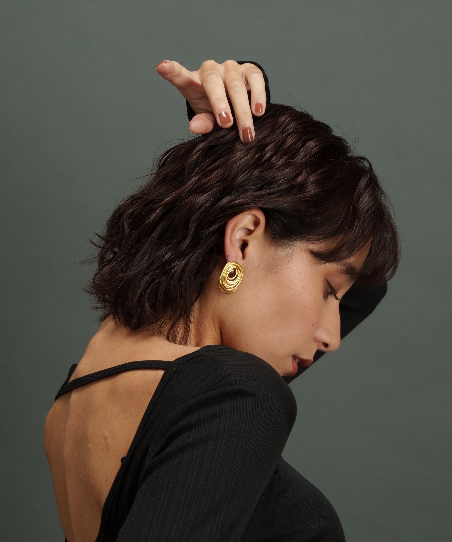 スピンアラウンドピアス【Gold】