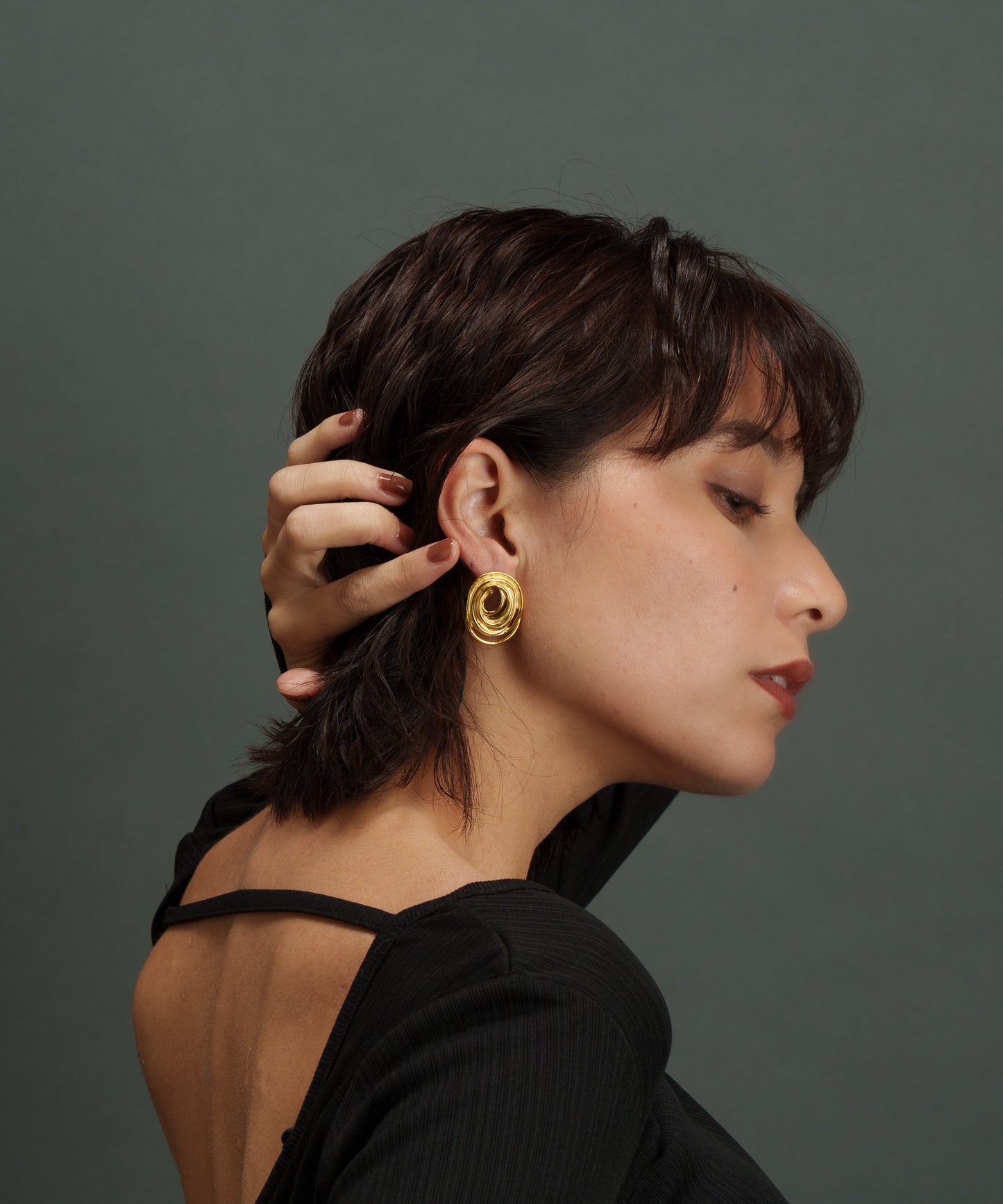 スピンアラウンドピアス【Gold】