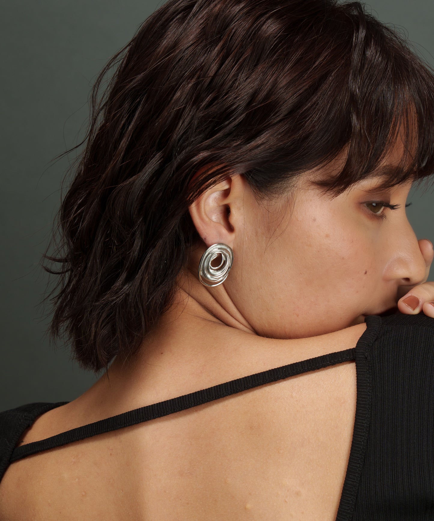 スピンアラウンドピアス【Silver】