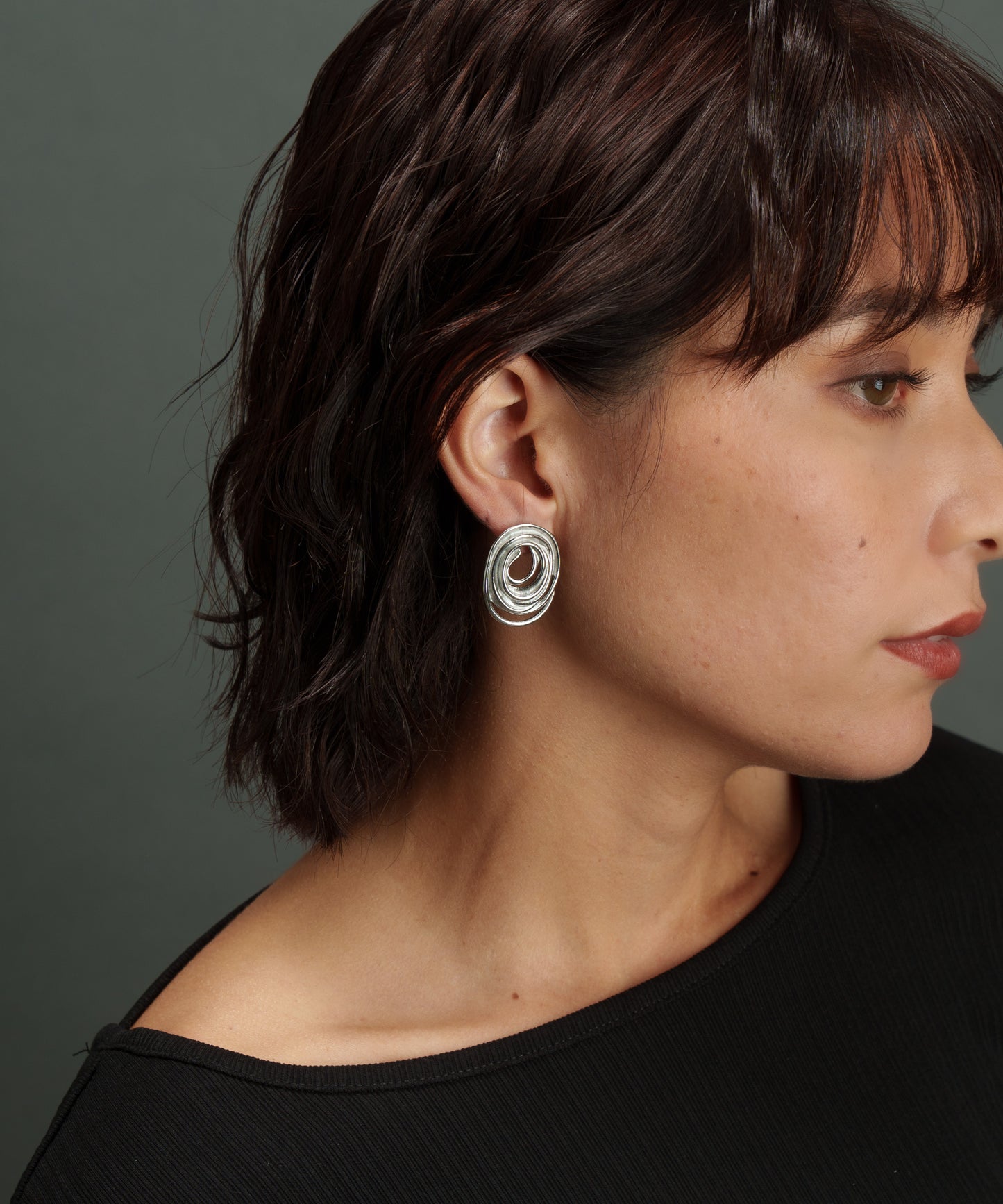 スピンアラウンドピアス【Silver】