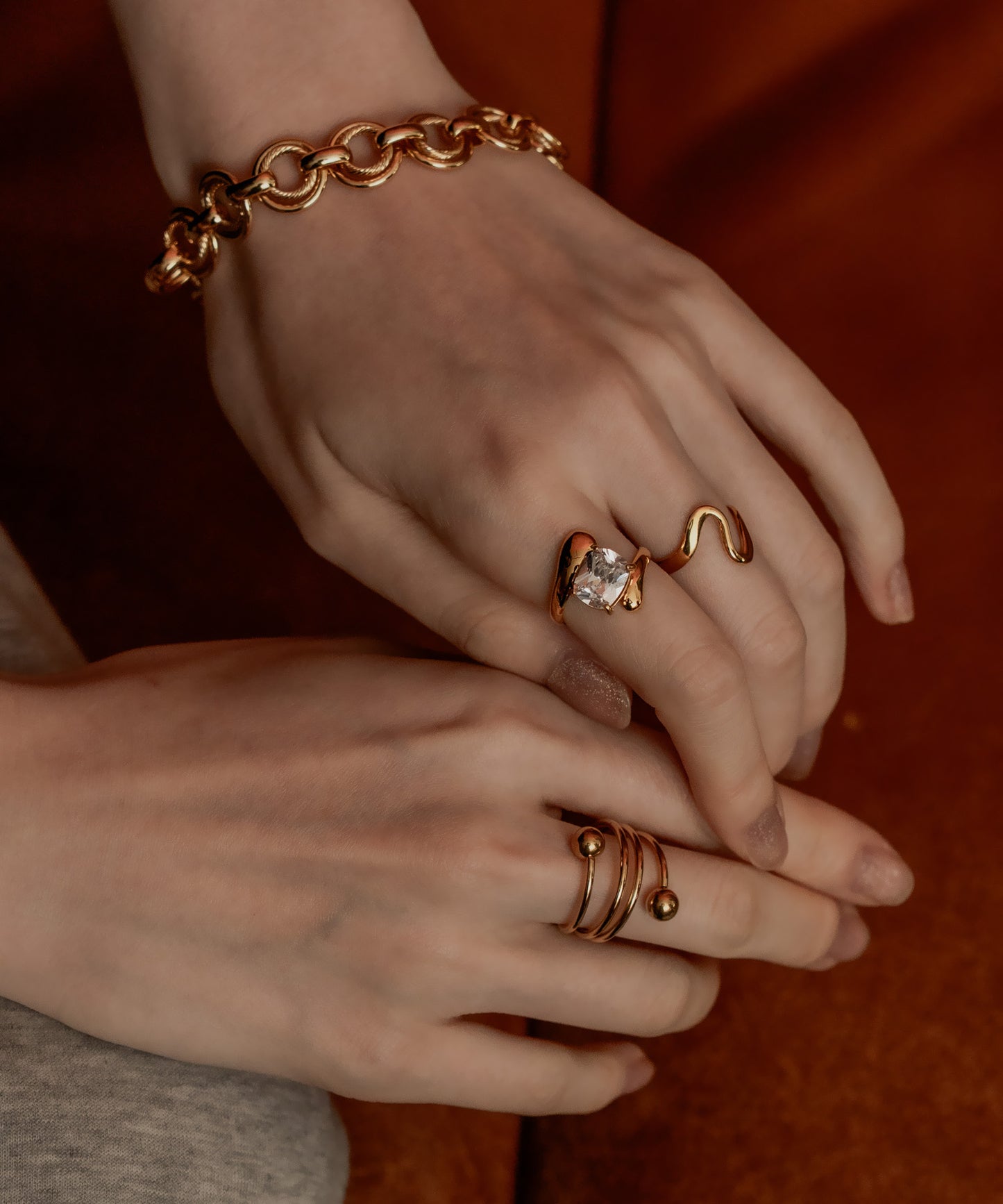 ボールエンドトルネードリング【Gold】