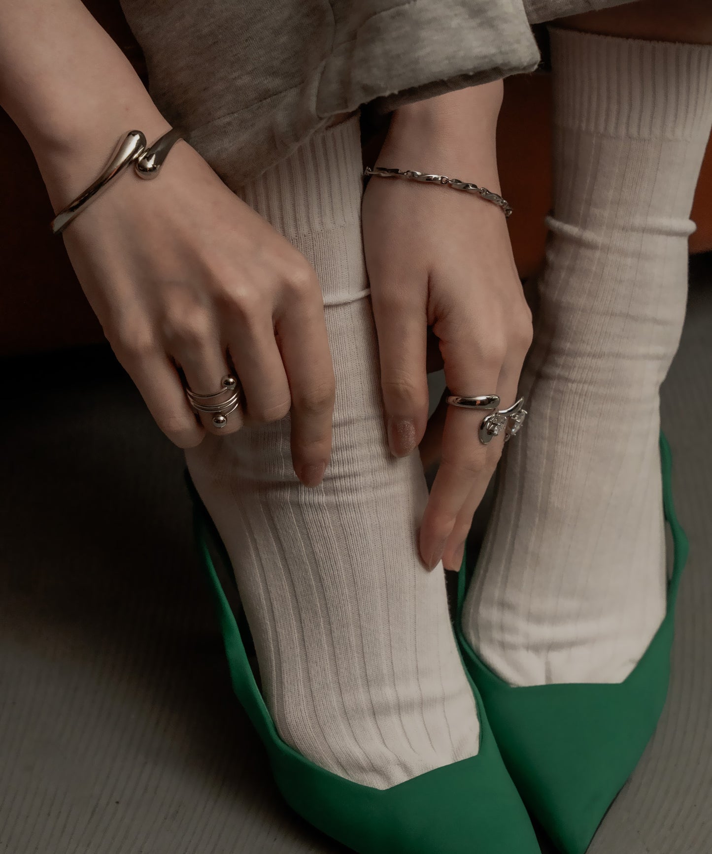 ホールドリストバングル【Silver】