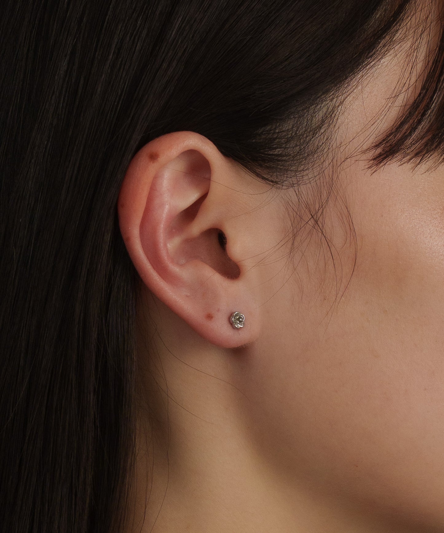 ローズモチーフピアス【Silver】