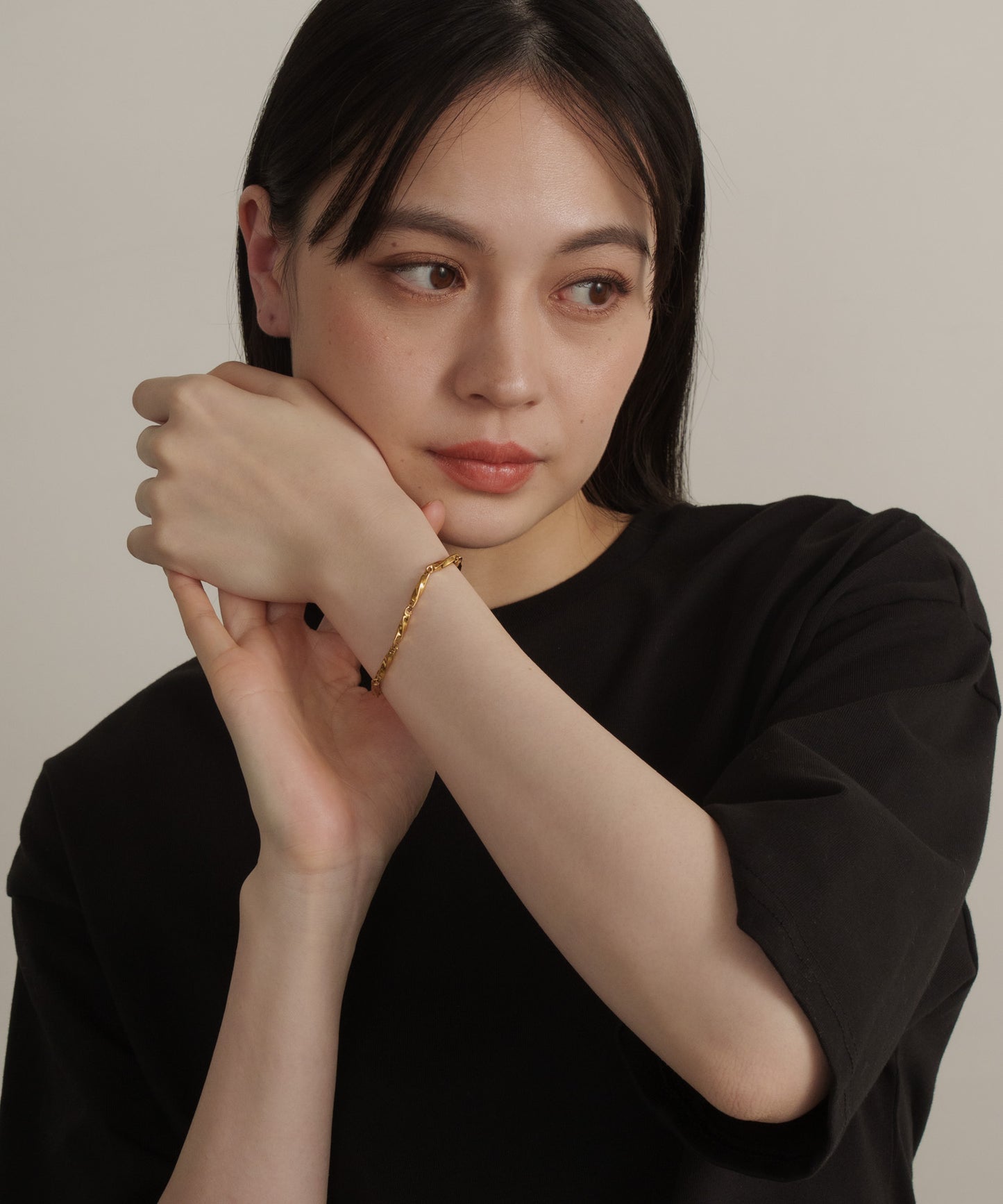 ツイストドッキングブレスレット【Gold】