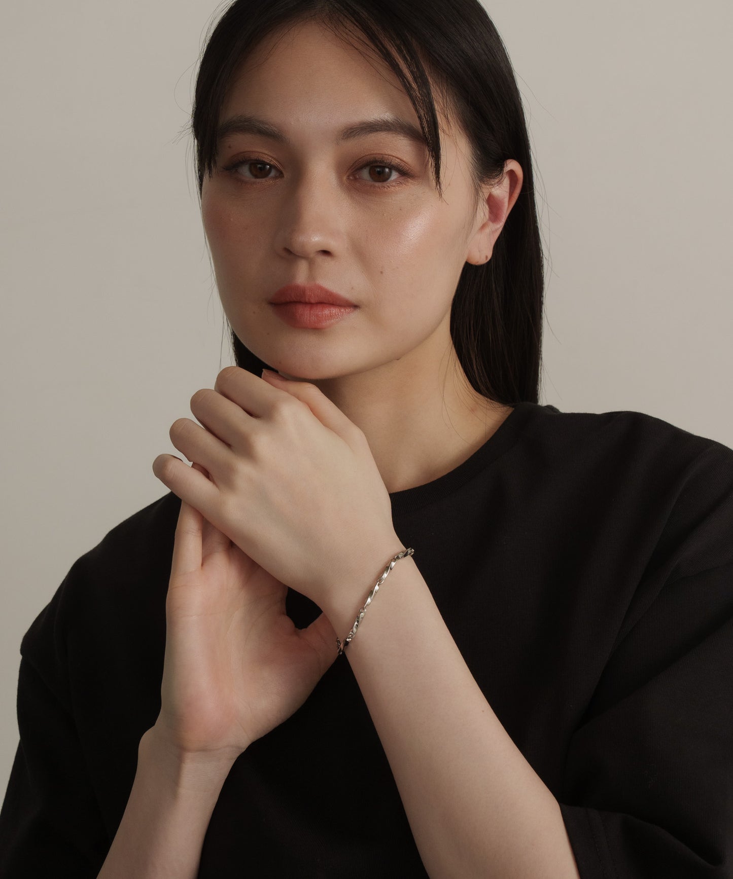 ツイストドッキングブレスレット【Silver】