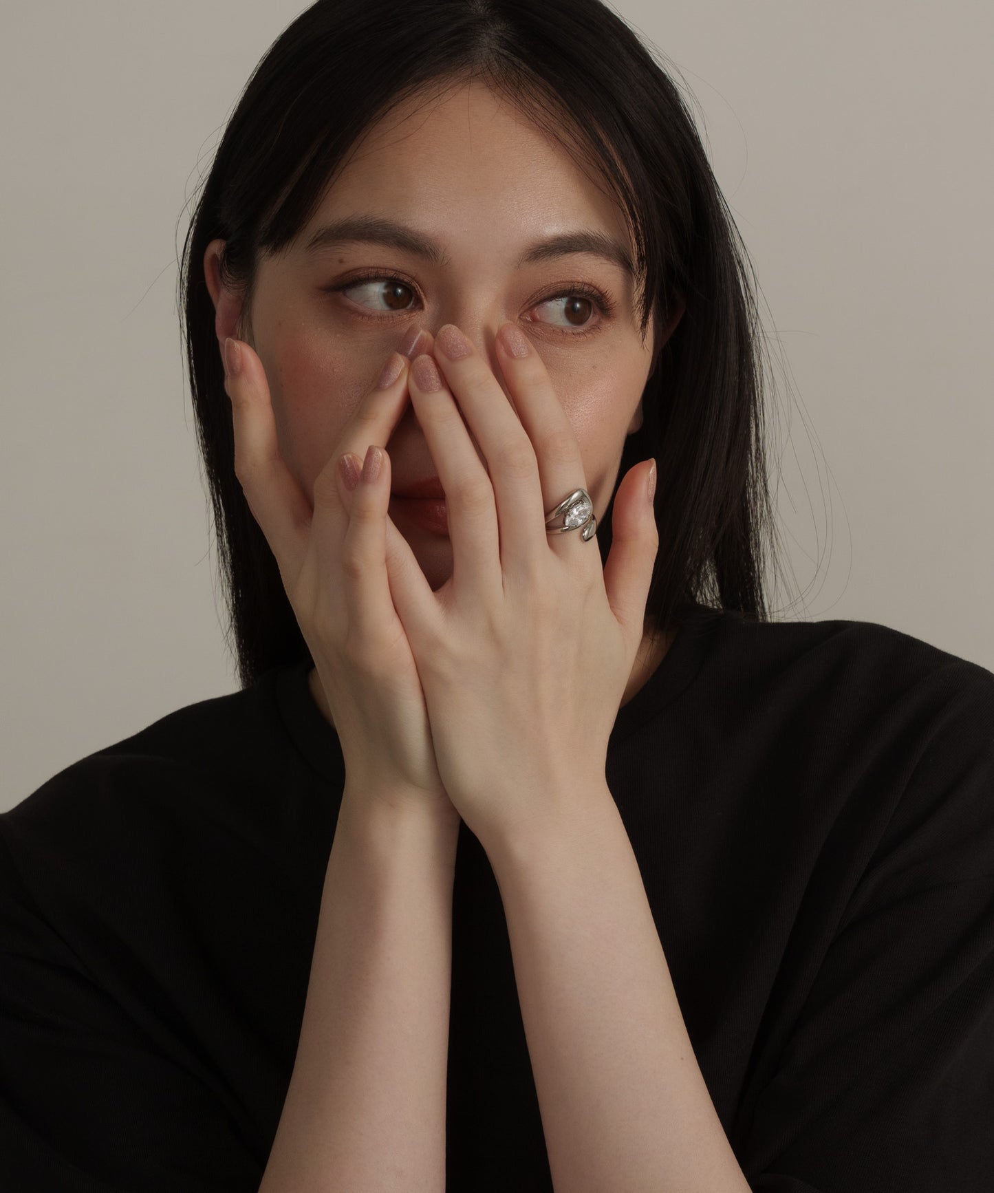 ハギングストーンリング【Silver】