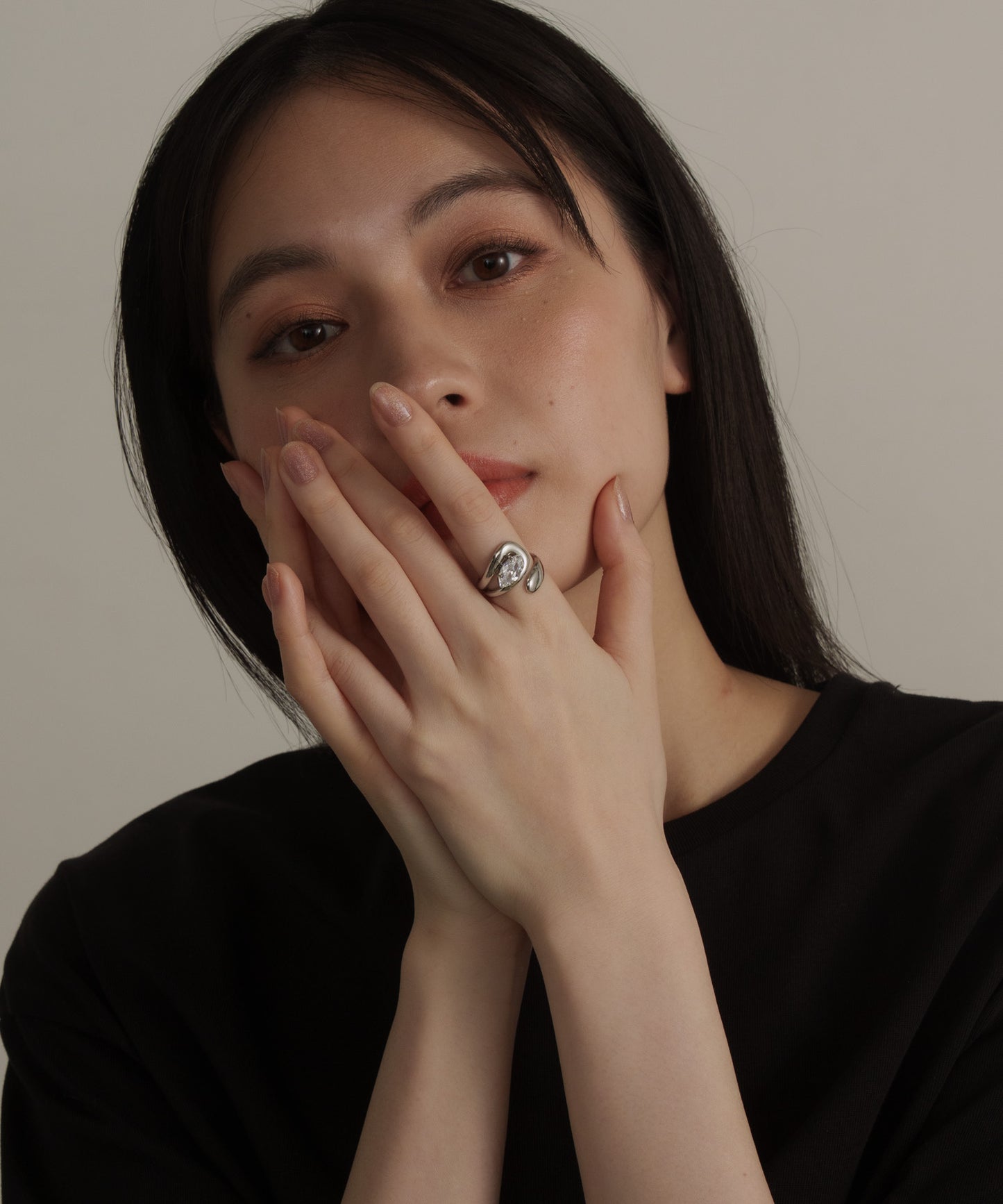 ハギングストーンリング【Silver】