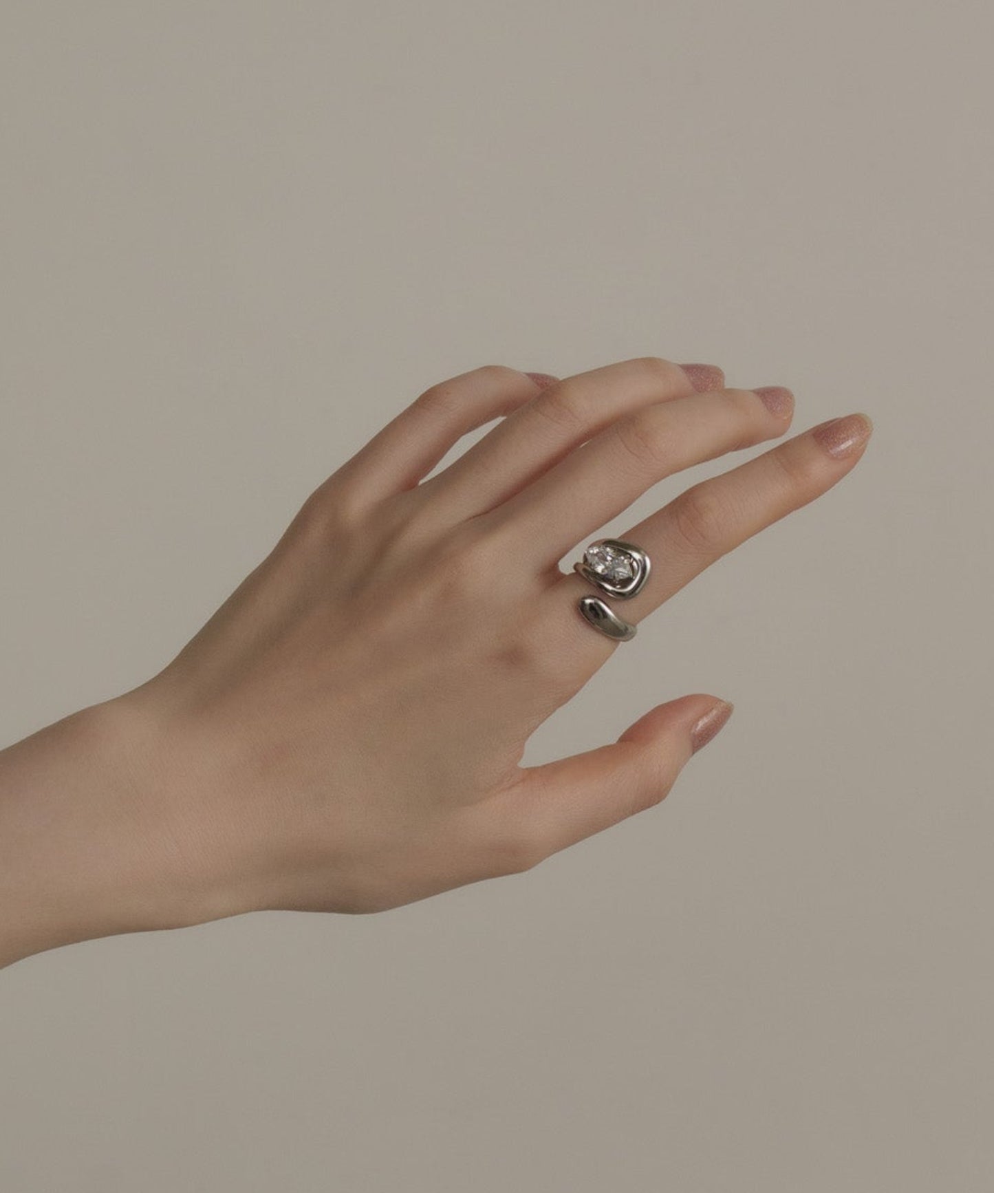 ハギングストーンリング【Silver】