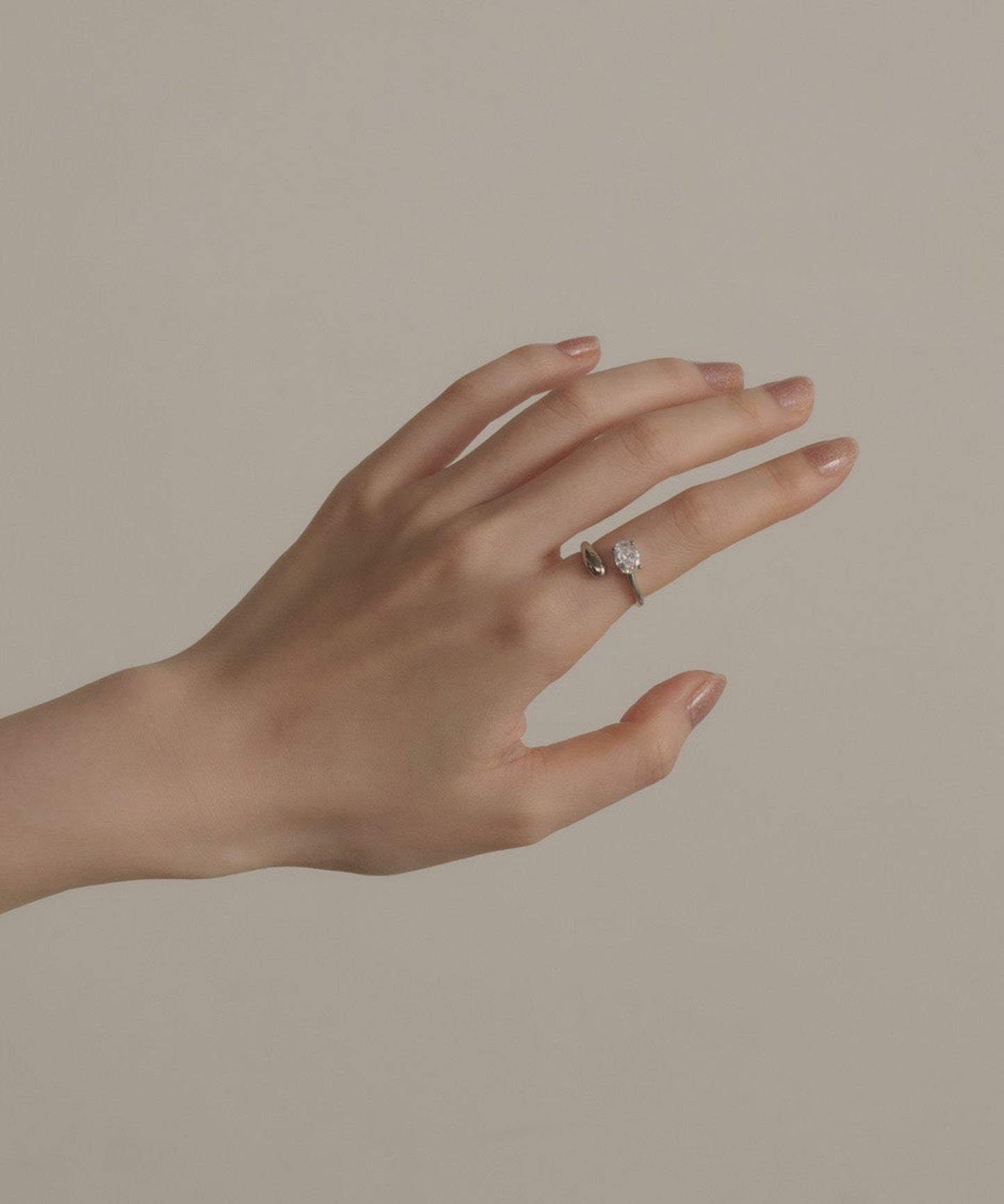 ストーンエンドラップリング【Silver】