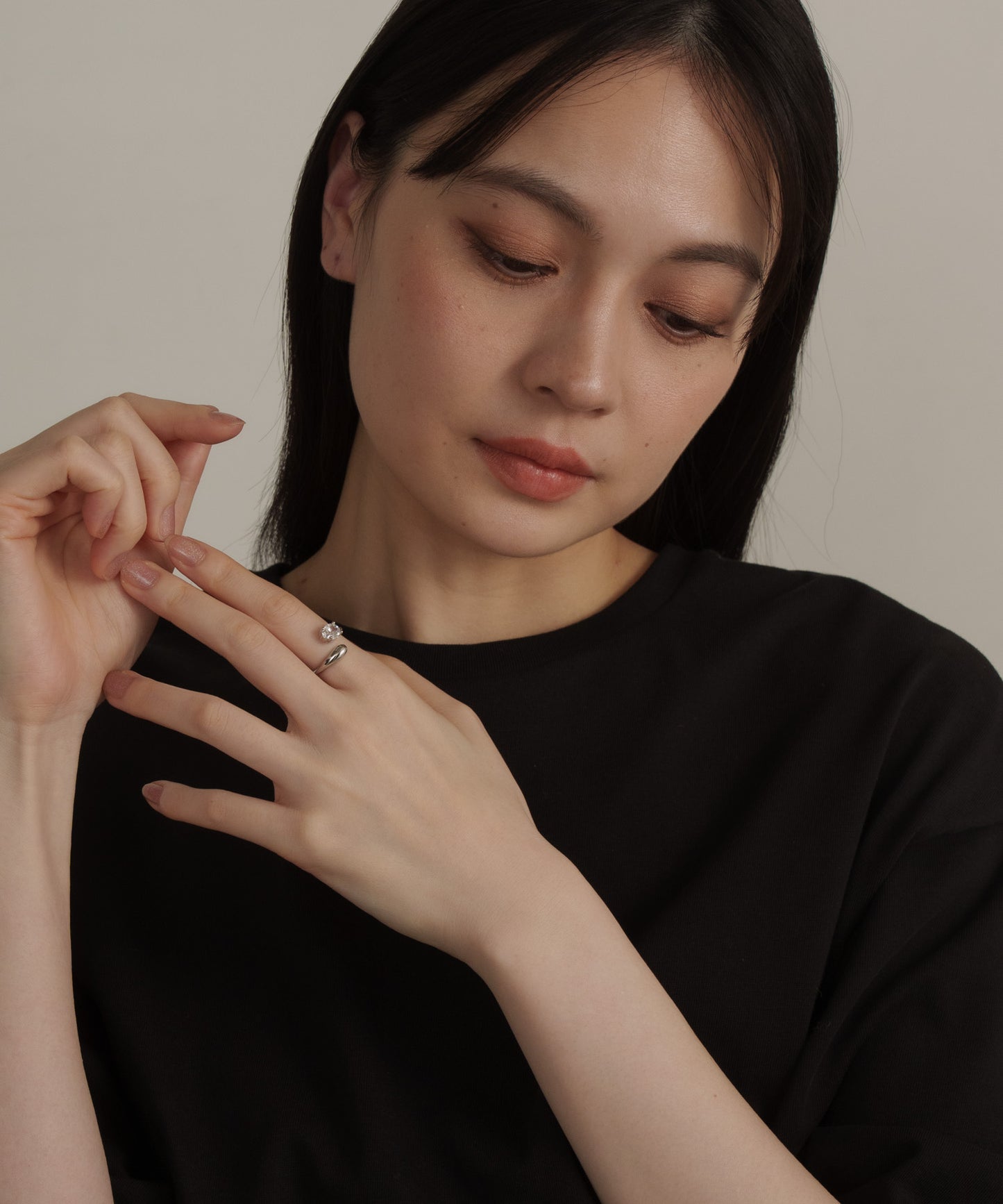 ストーンエンドラップリング【Silver】