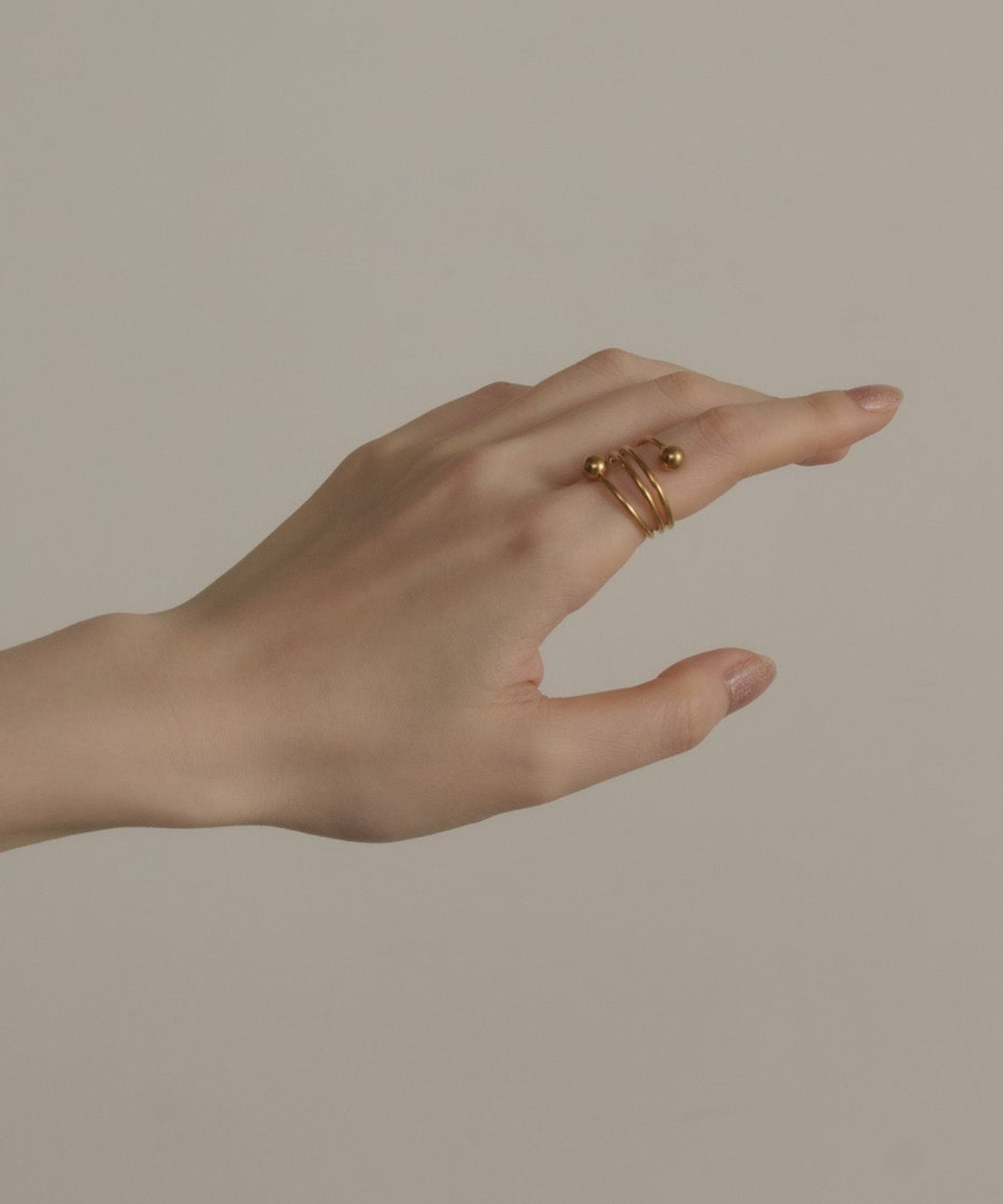 ボールエンドトルネードリング【Gold】