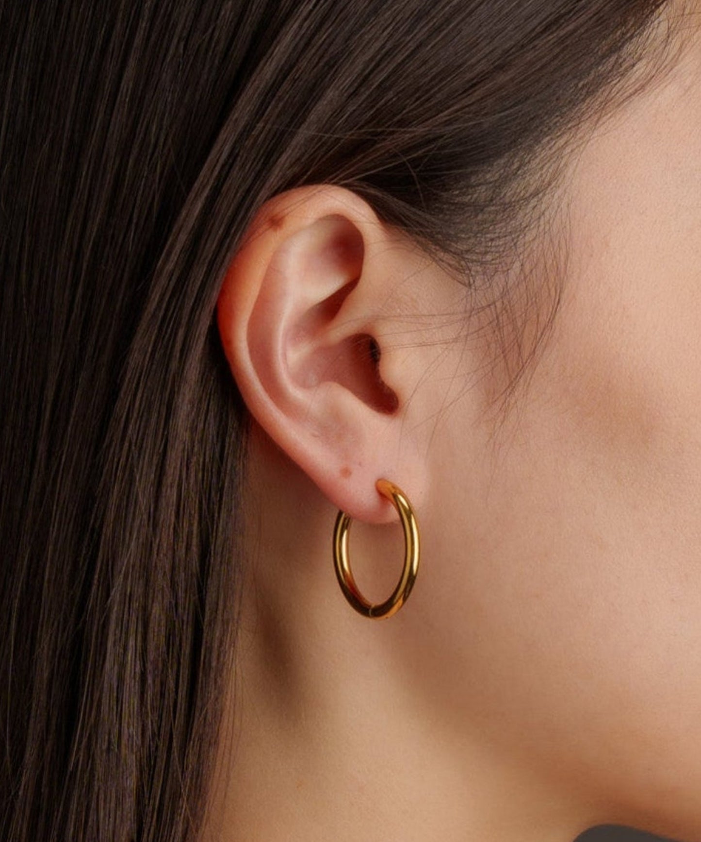 サークルチューブピアス【Gold】