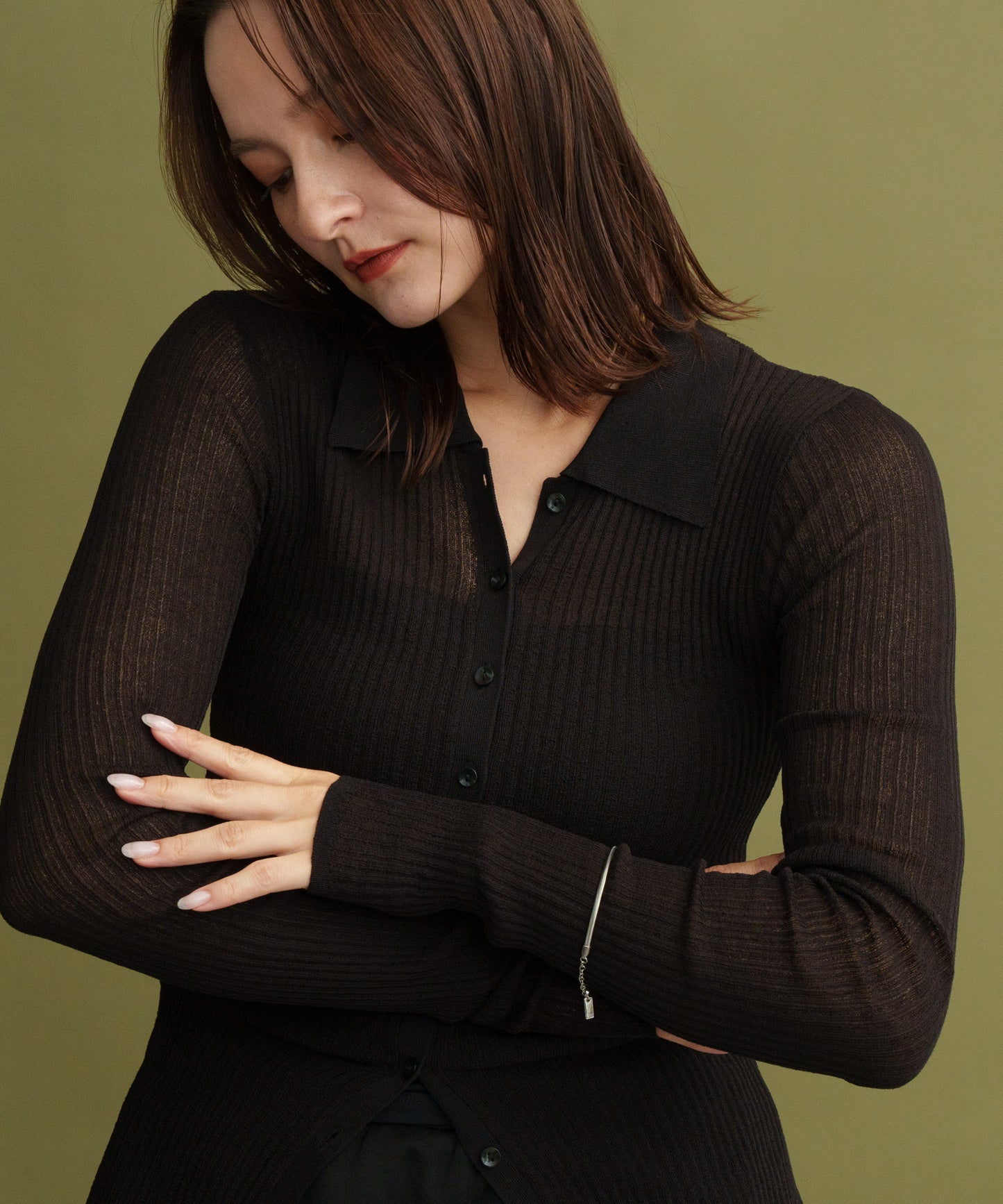 ベーシックスネークチェーンブレスレット【Silver】