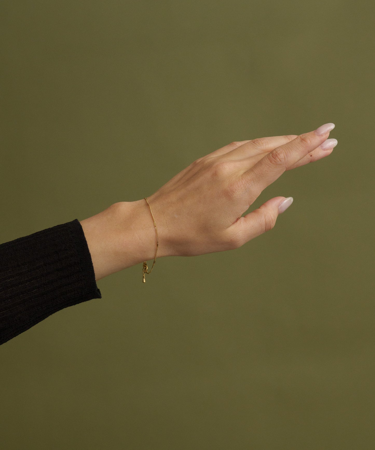 インターバルプレートブレスレット【Gold】