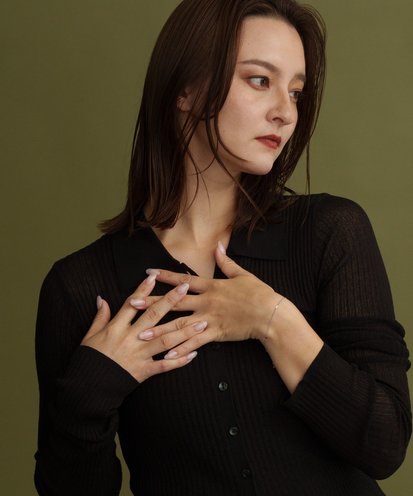 インターバルプレートブレスレット【Silver】