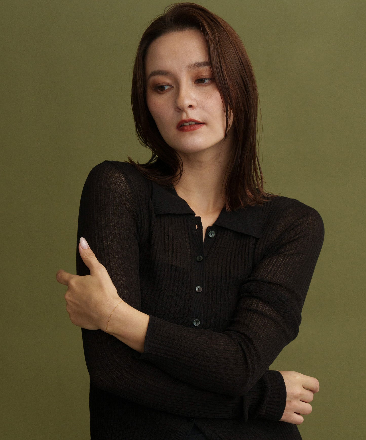 スィンツイストチェーンブレス【Gold】