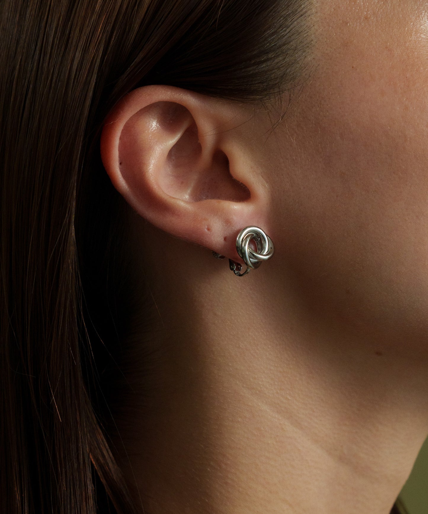 サークルローテンションイヤリング【Silver】