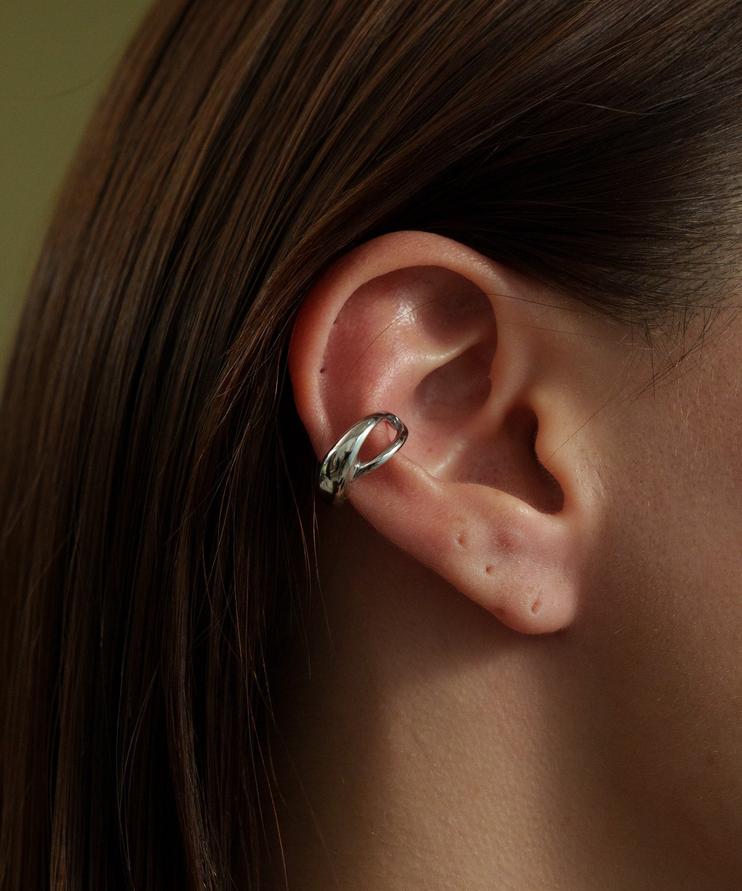 クロススモールイヤカフ【Silver】