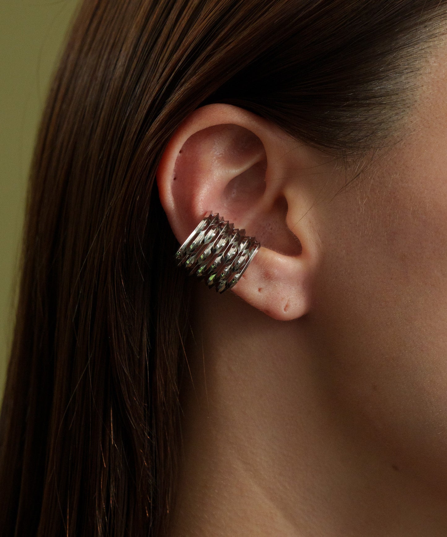 ベローズイヤーカフ【Silver】