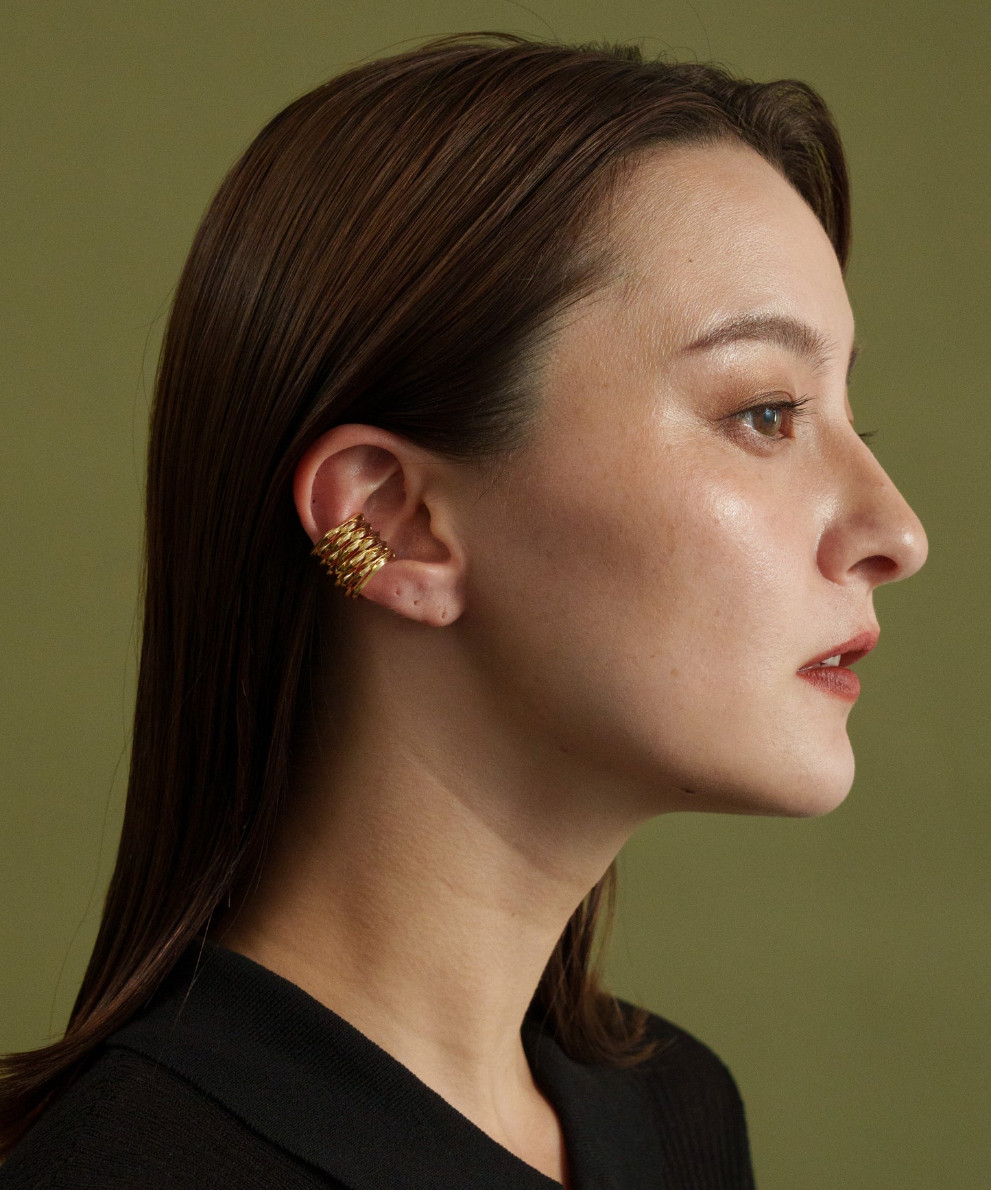 ベローズイヤーカフ【Gold】