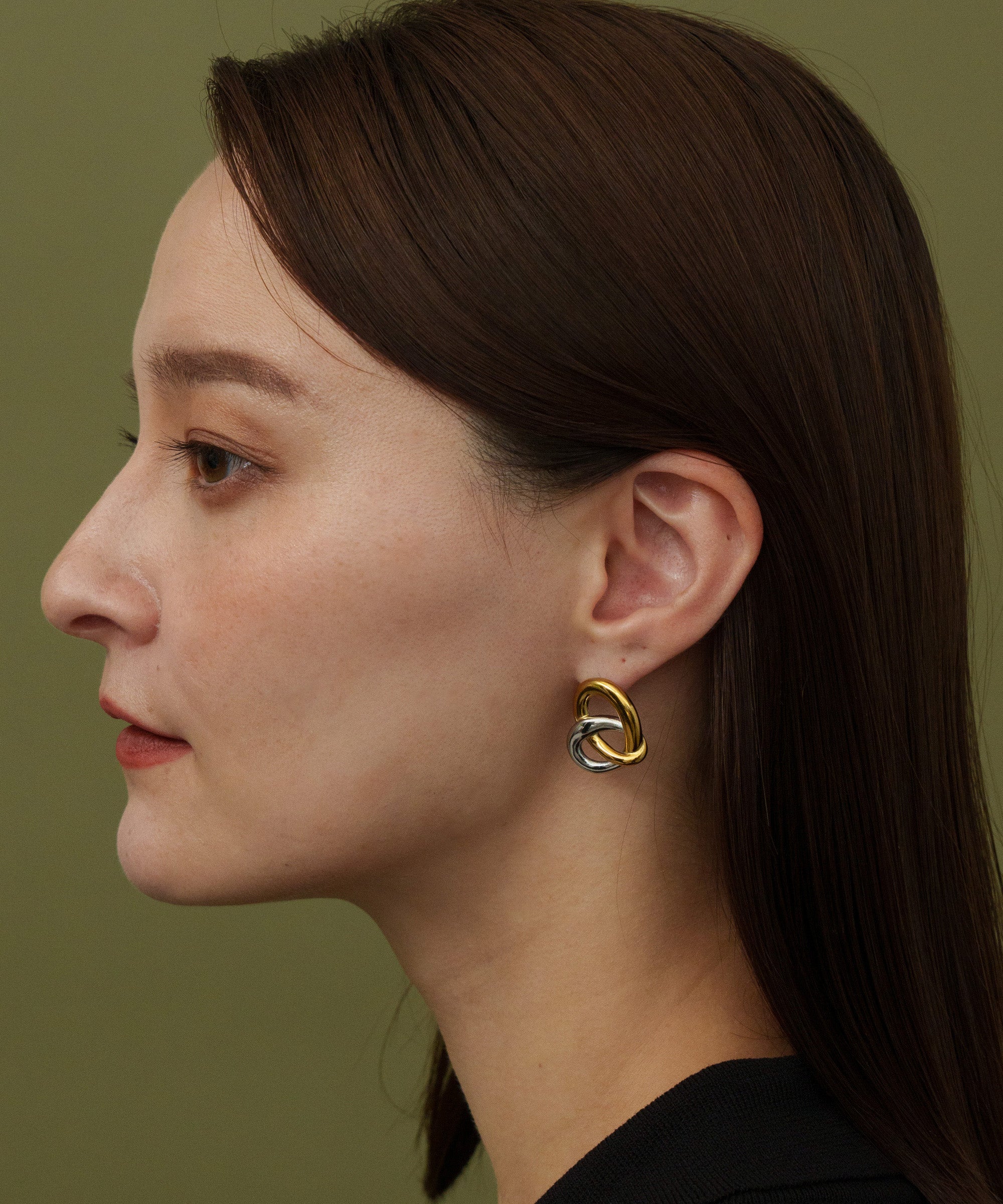 ｔａｍａ☆彡❤️ 14kgfピアス 天然アイアンオパール14kgf片耳ピアス☆オーストラリア・Yowah産