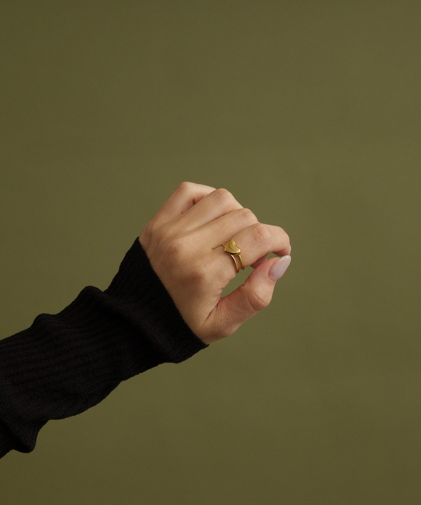 レイヤードハートドッキングリング【Gold】