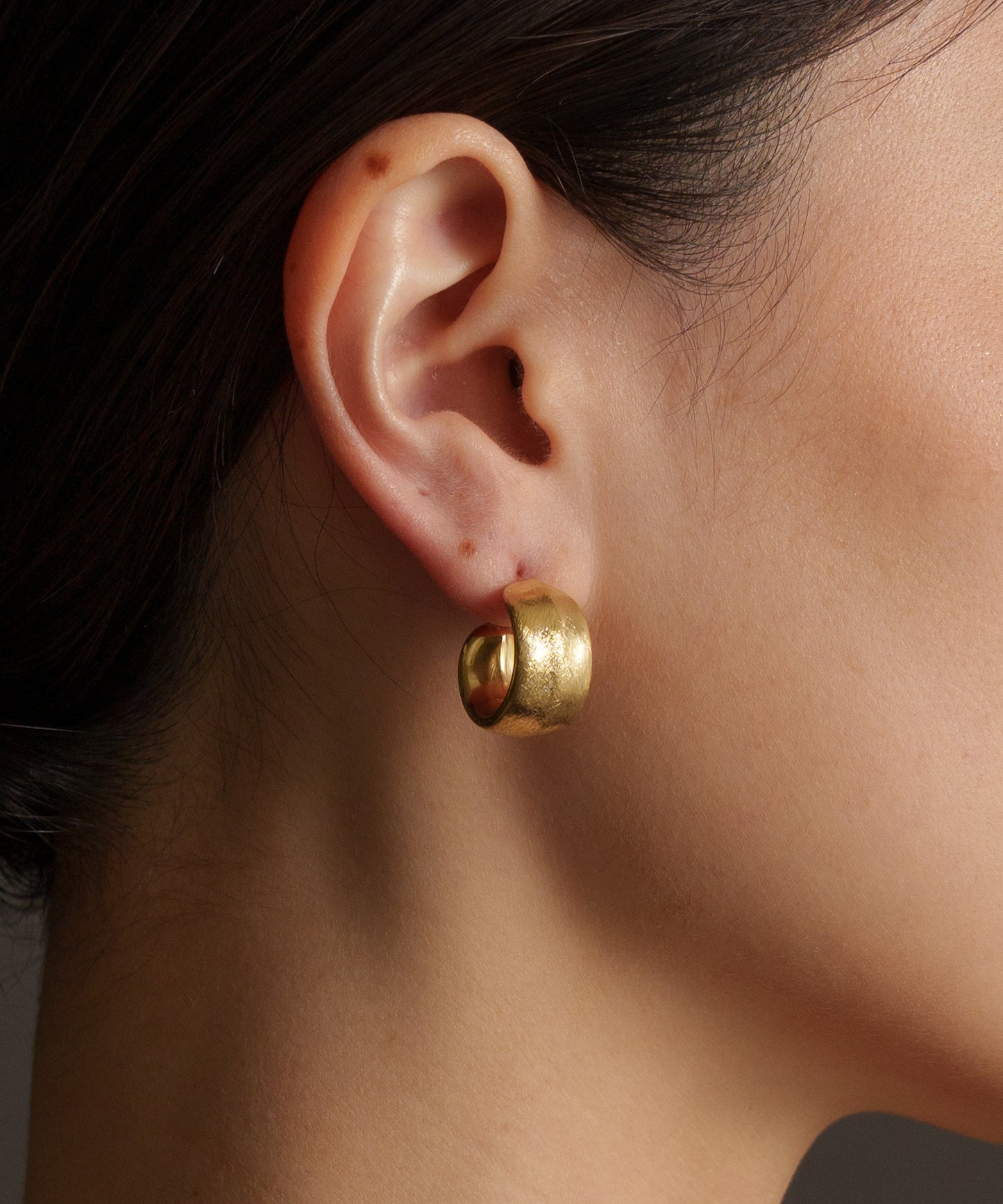 ミニカールピアス【Gold】