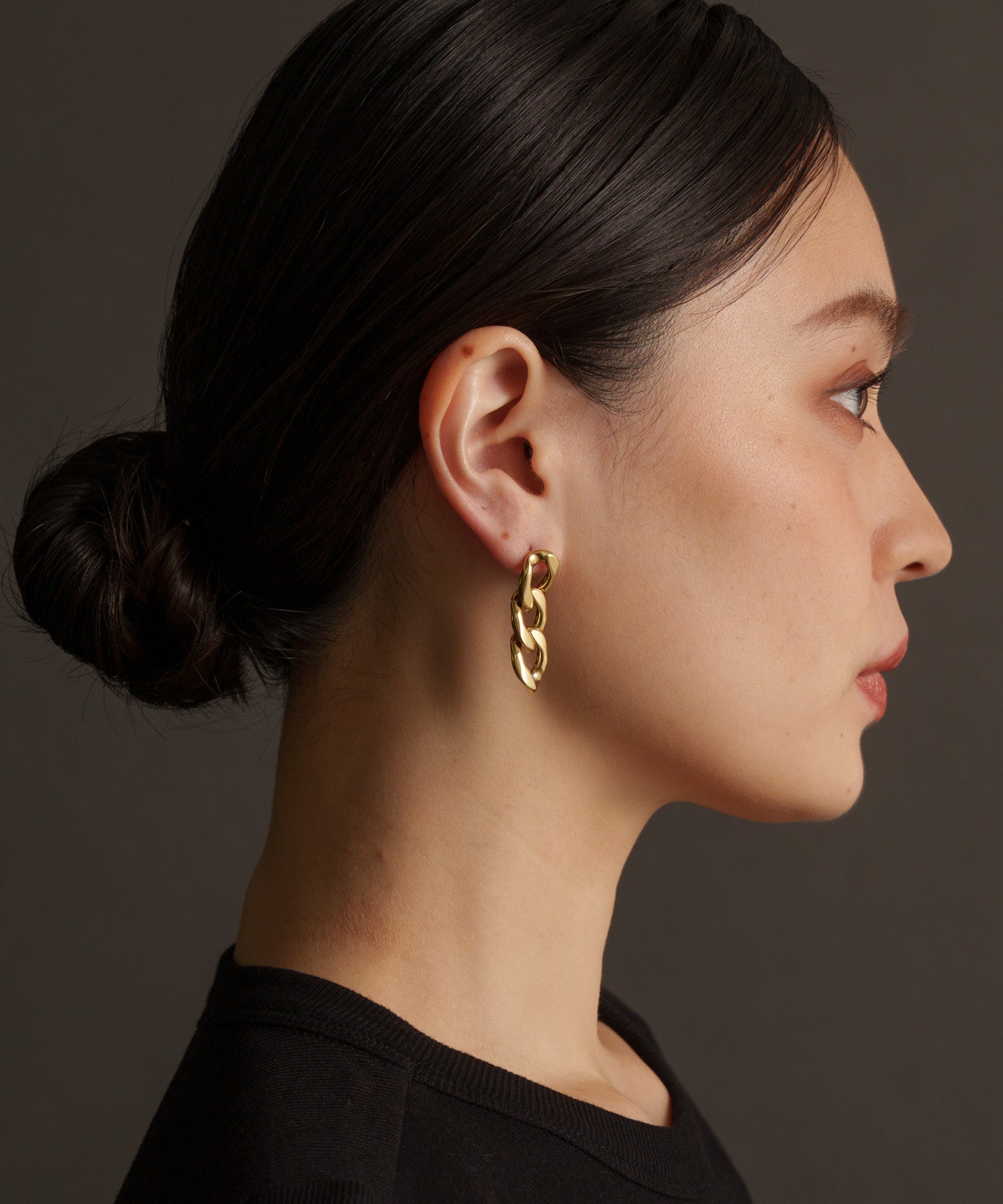 喜平3連ピアス【Gold】 | tok