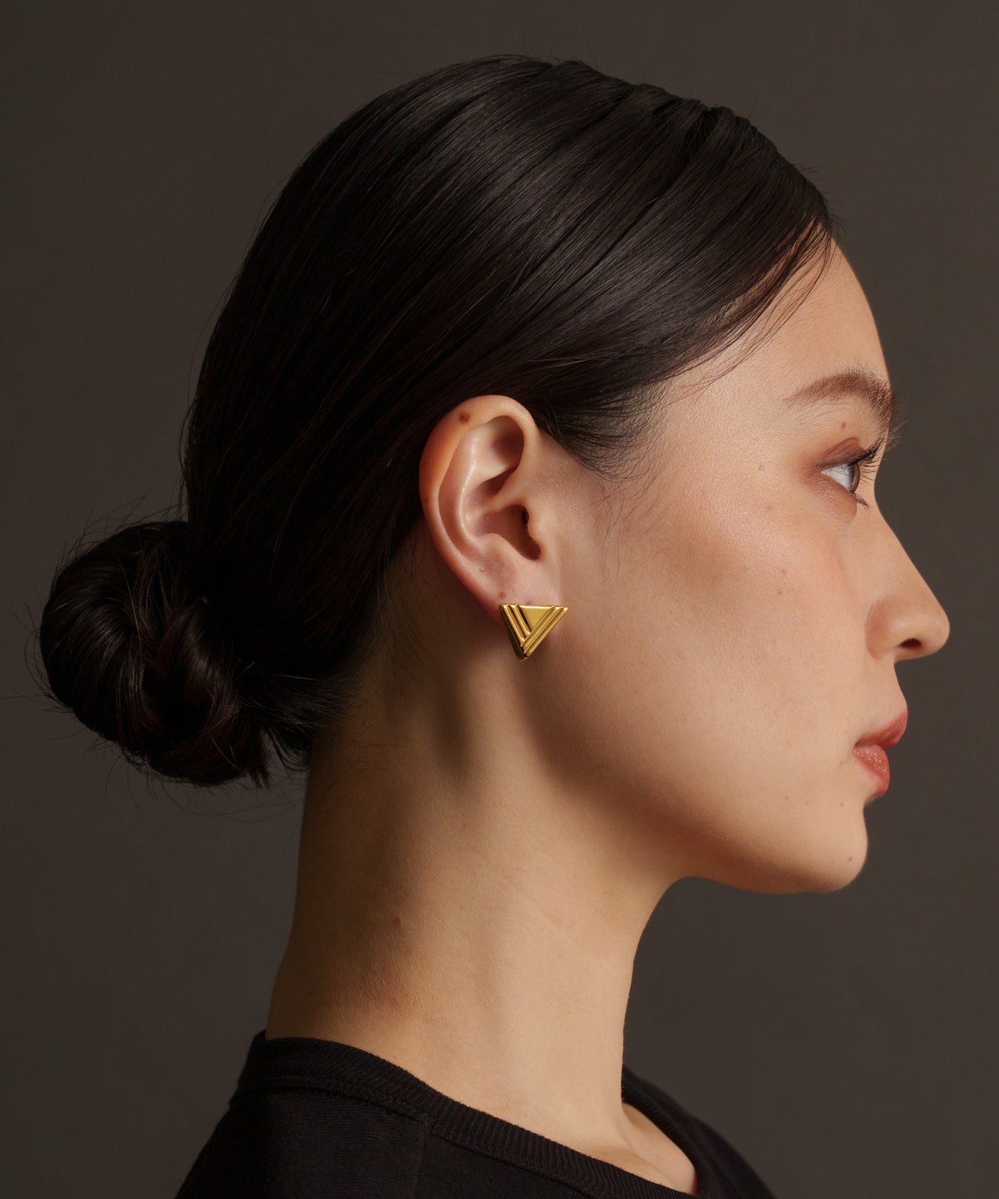 トライアングルヴィンテージピアス【Gold】