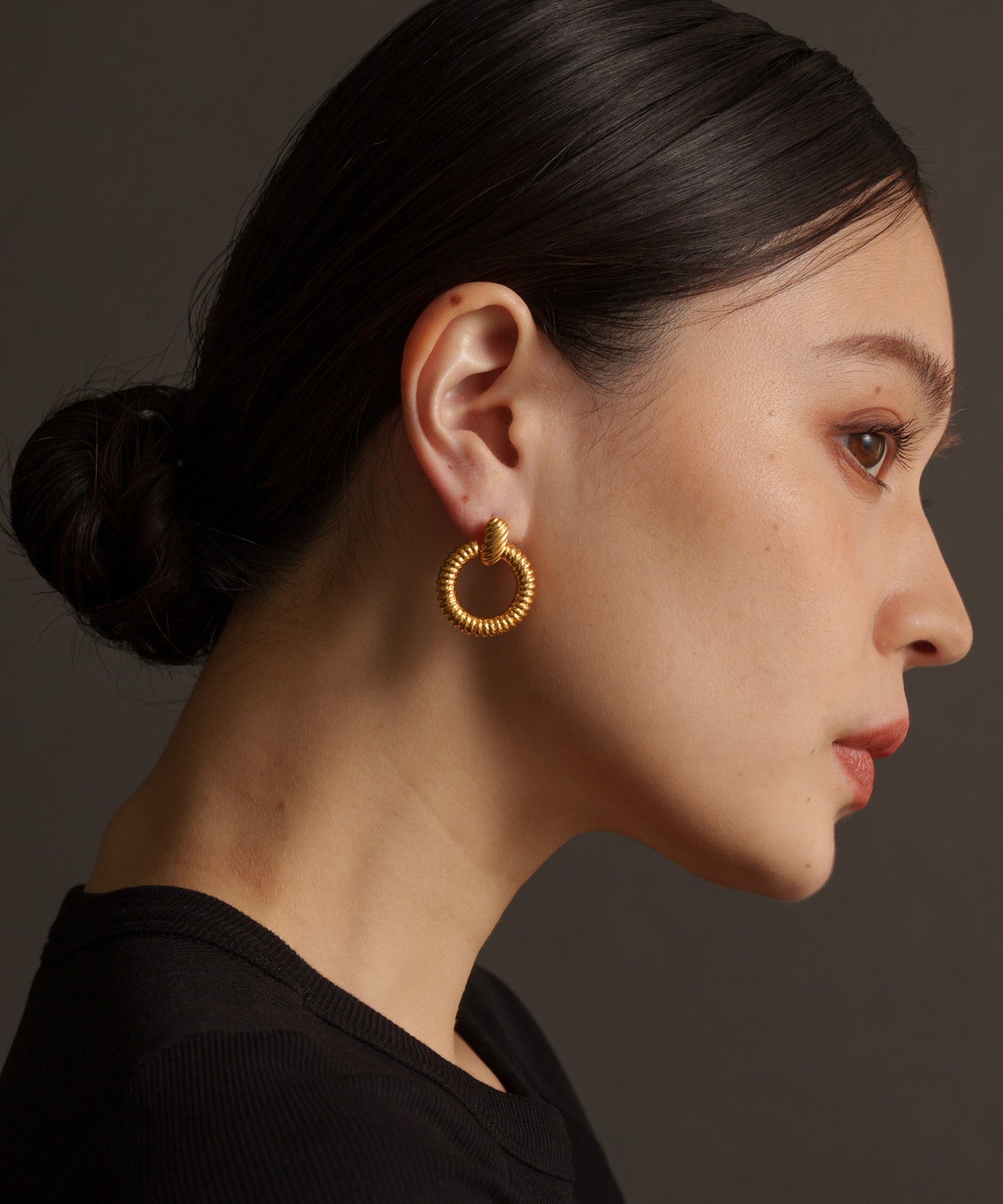 ヴィンテージリングピアス【Gold】　　