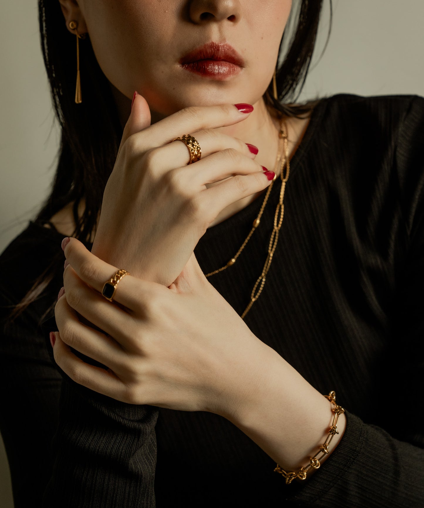 スパイキーサーフェスリング【Gold】