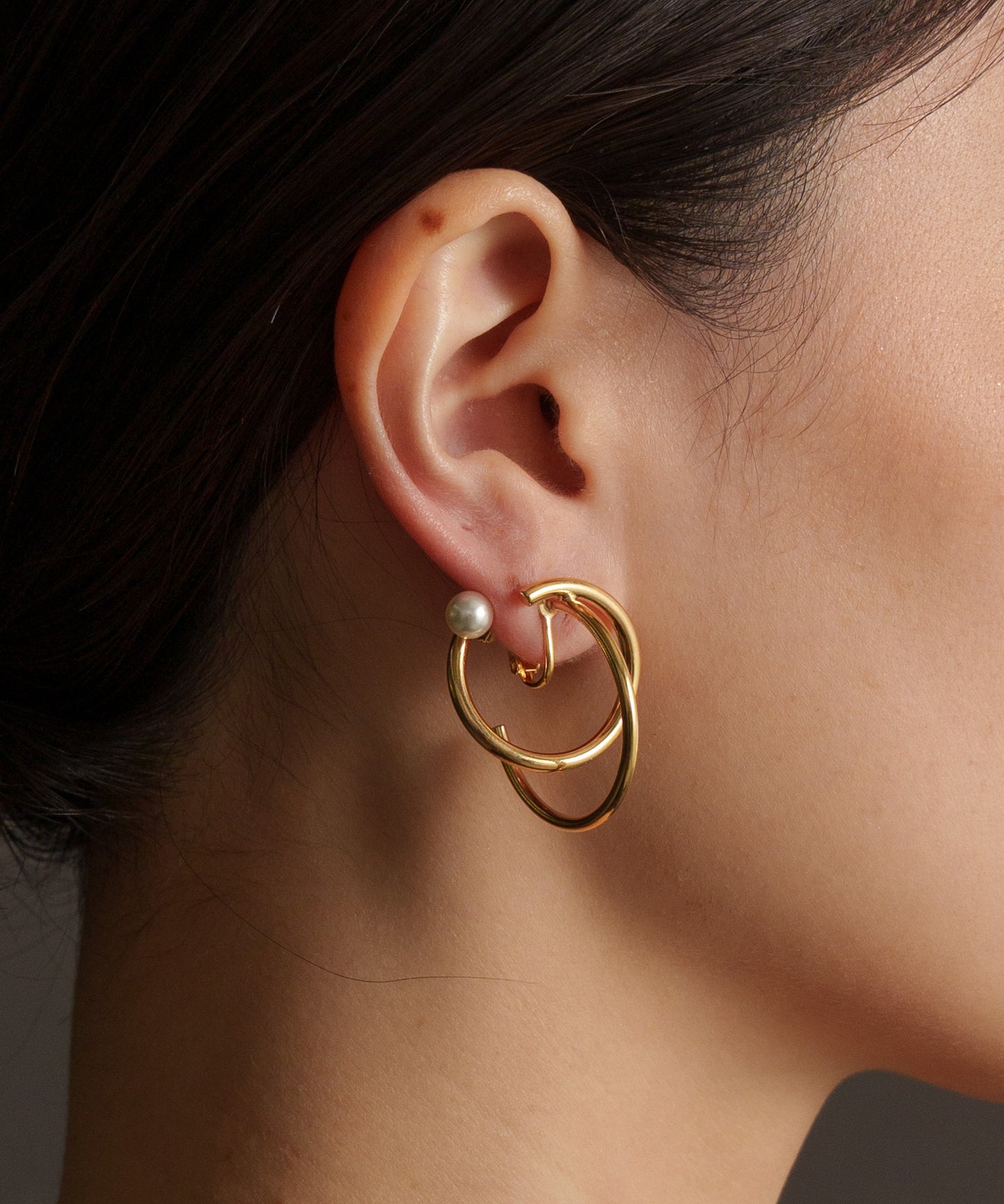 ディフォーメーションイヤリング【Gold】