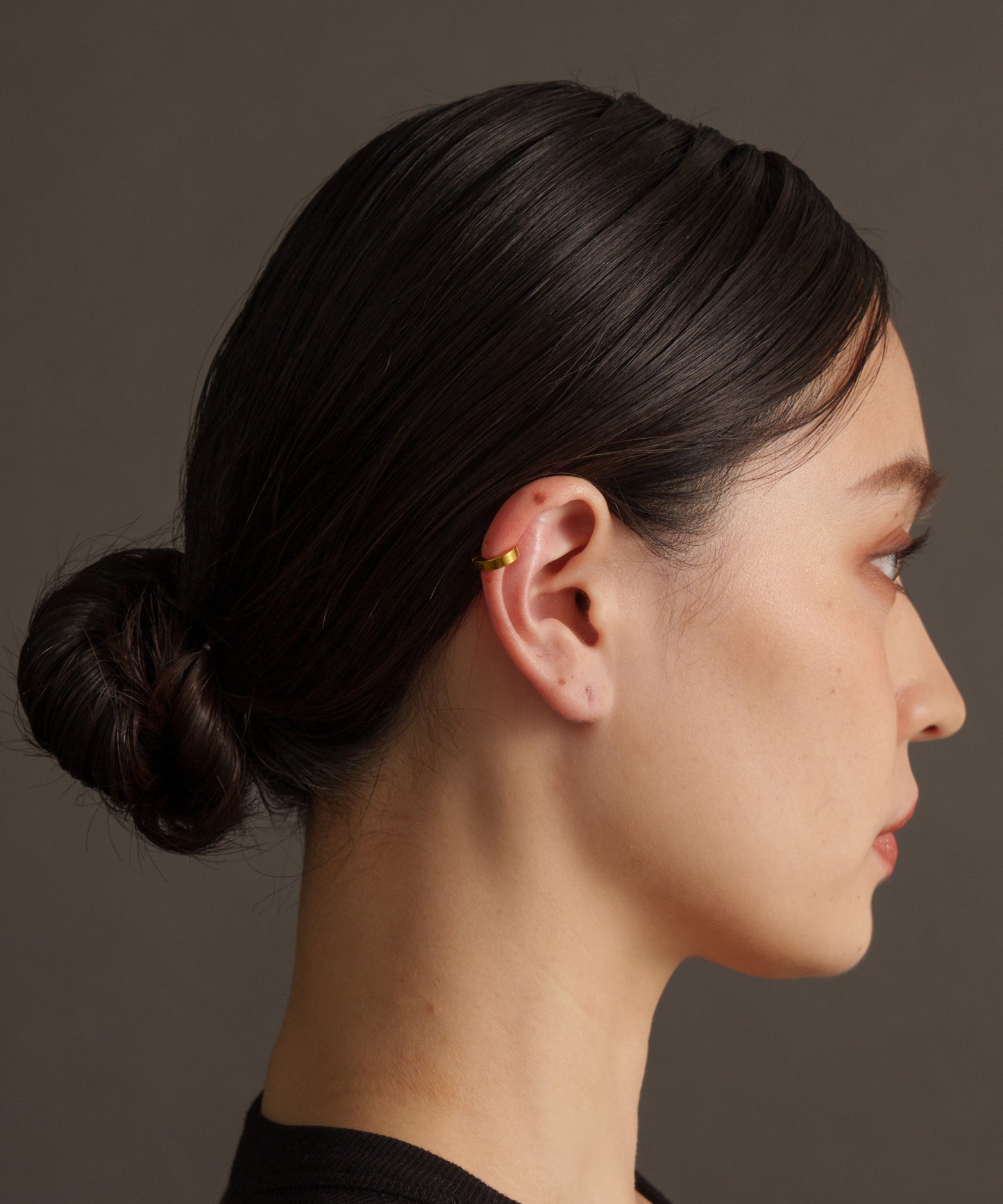 プレスベーシックイヤーカフ【Gold】