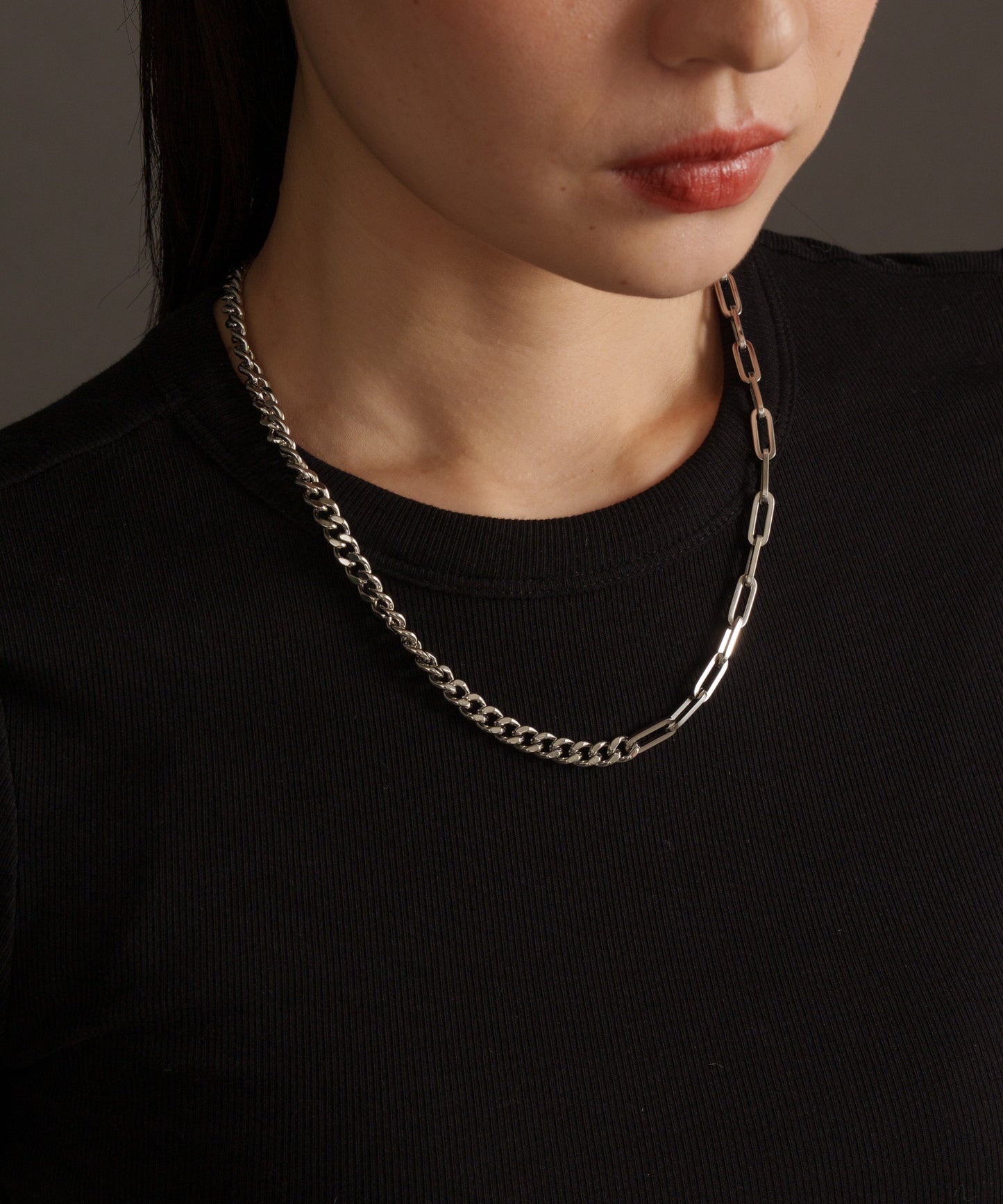 2パターン切り替えネックレス【Silver】