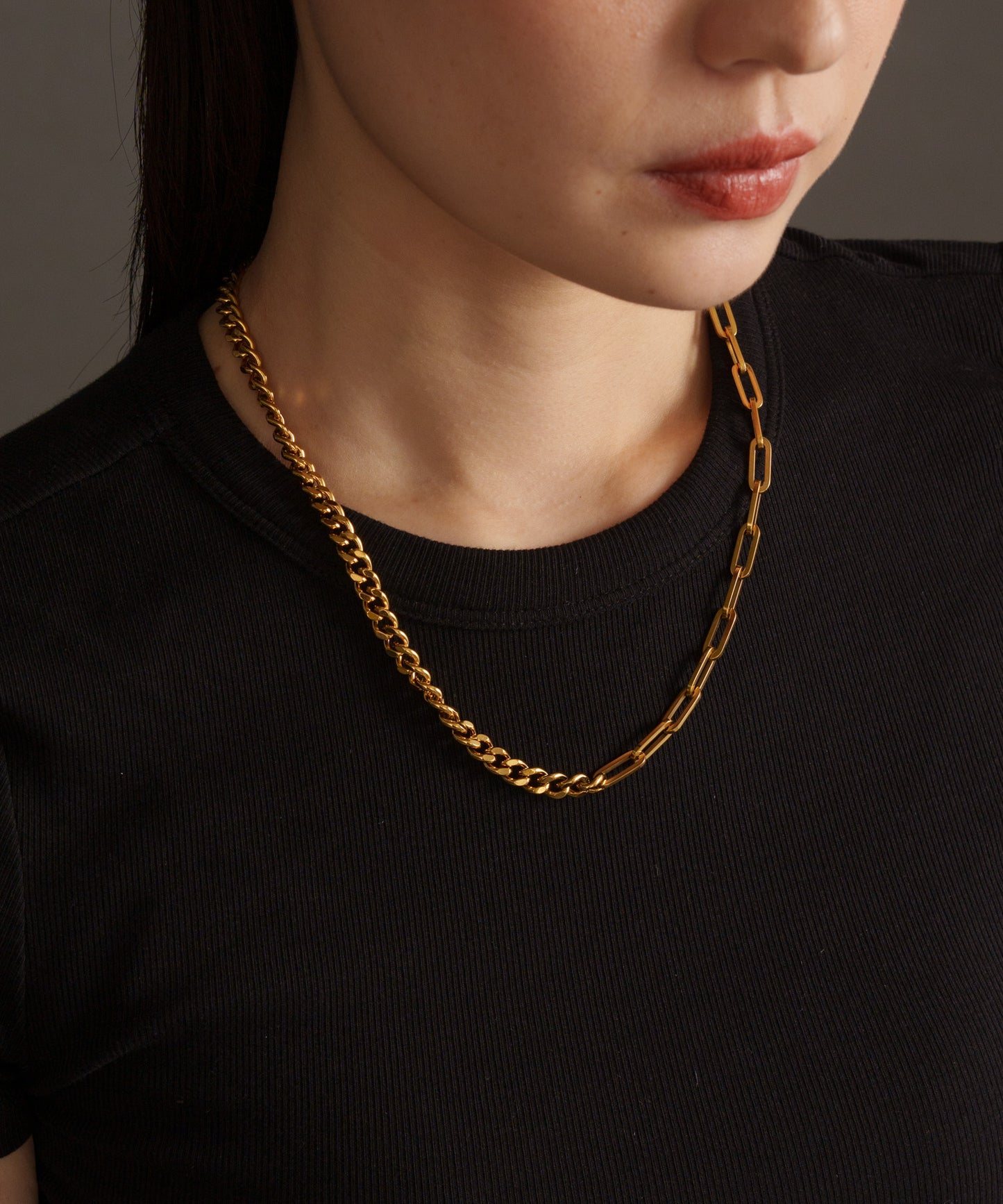 2パターン切り替えネックレス【Gold】　　　