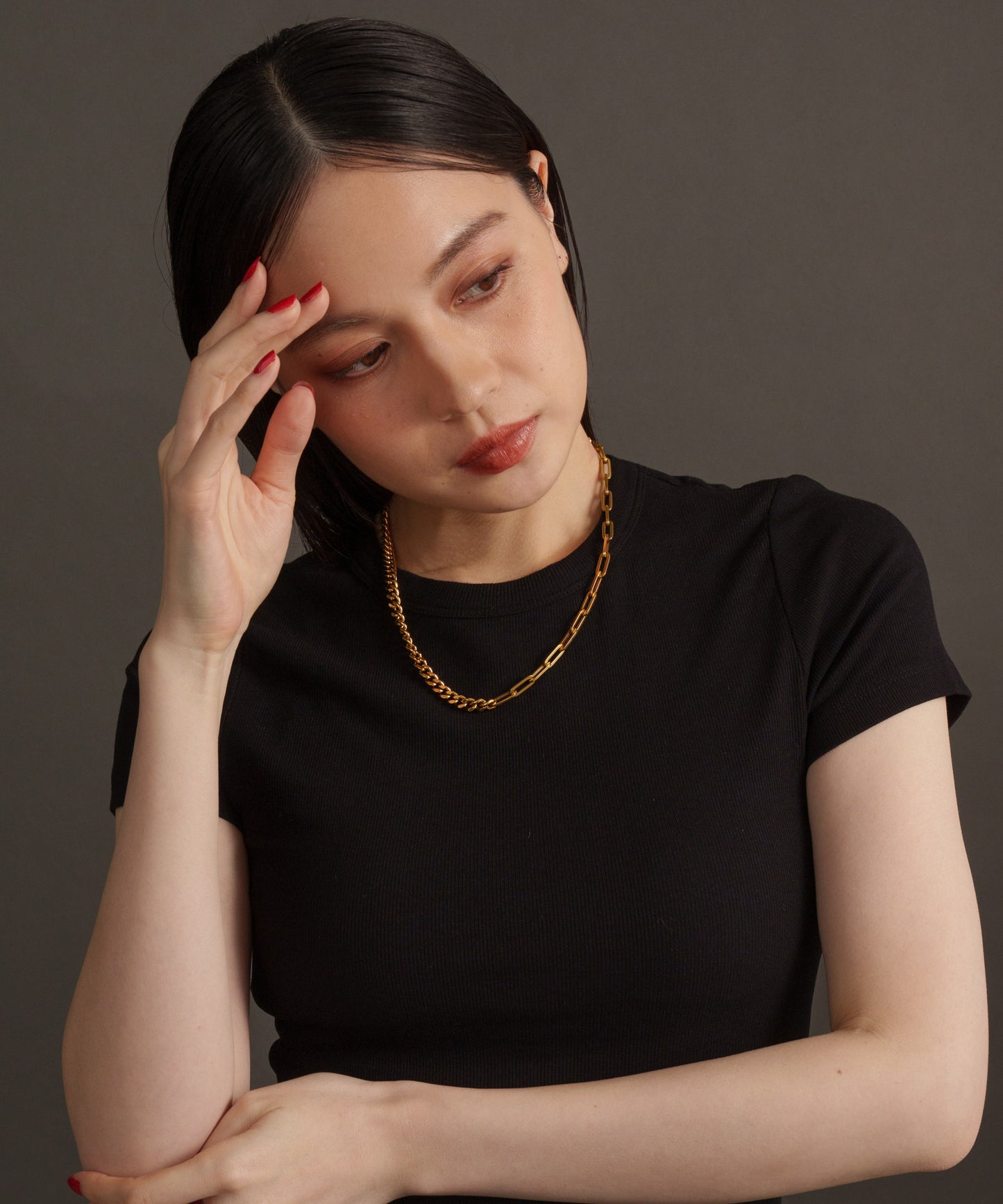 2パターン切り替えネックレス【Gold】　　　