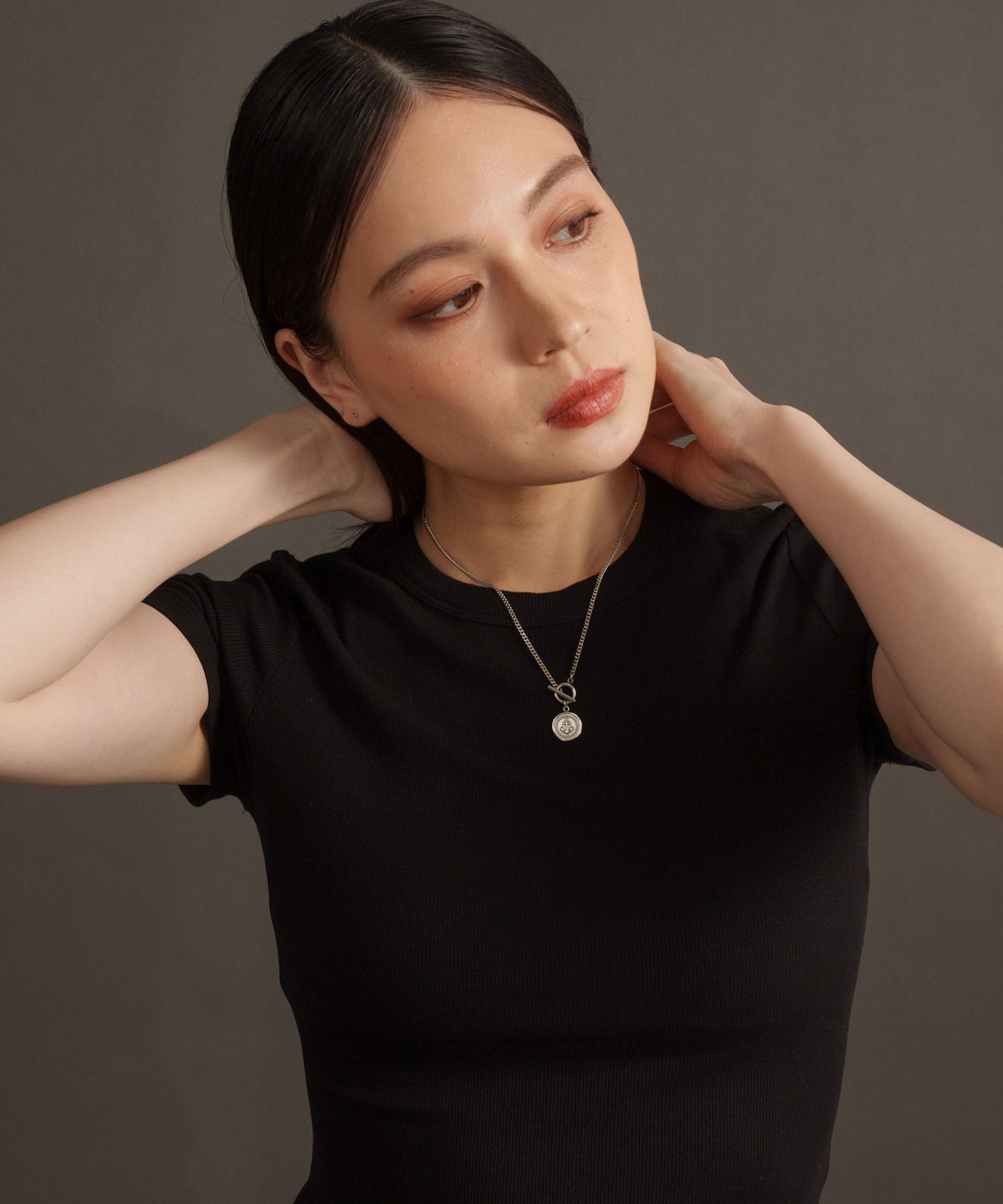 アンカーチャームネックレス【Silver】