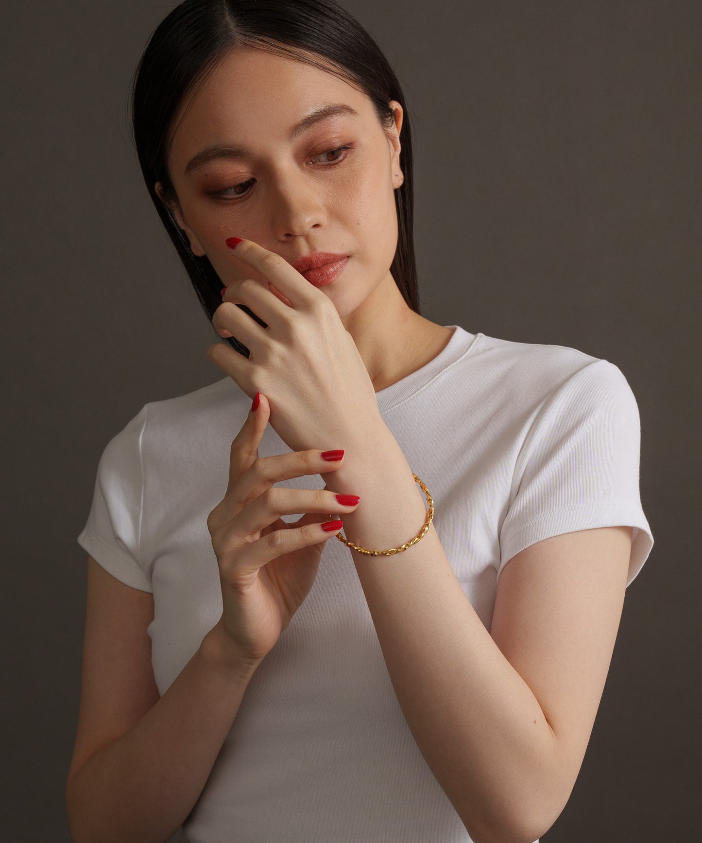 ツイストバングル【Gold】