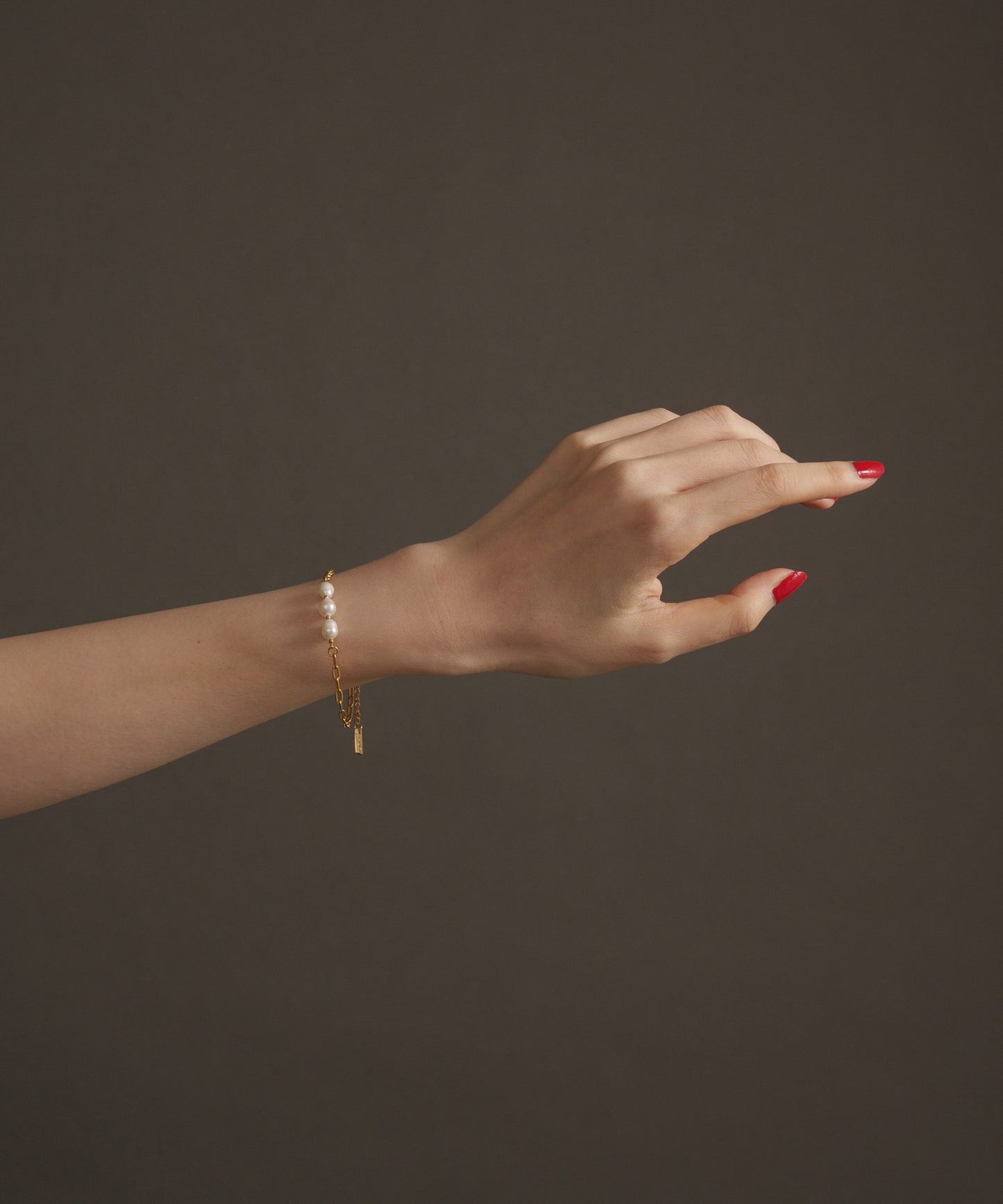 バロックパールライクブレスレット【Gold】