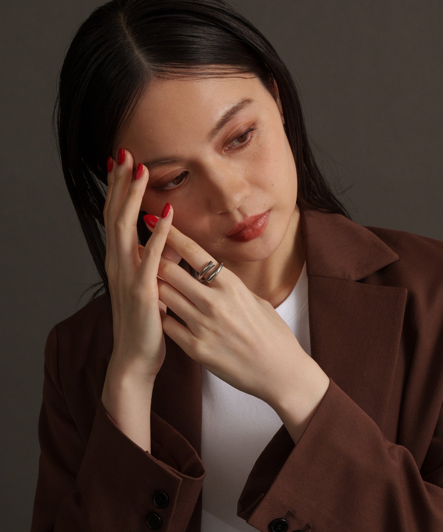 ボリュームトルネードリング【Silver】