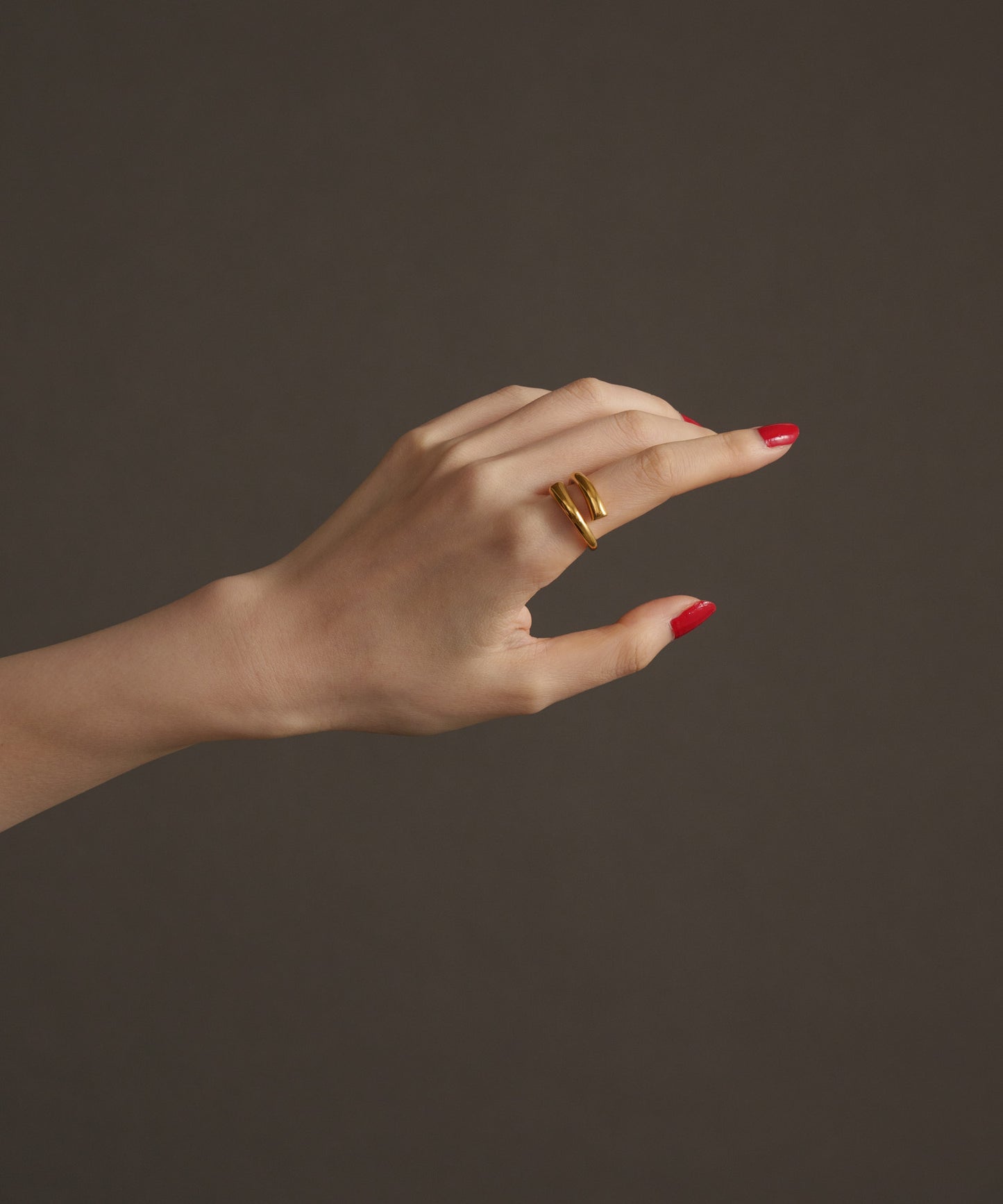 ボリュームトルネードリング【Gold】