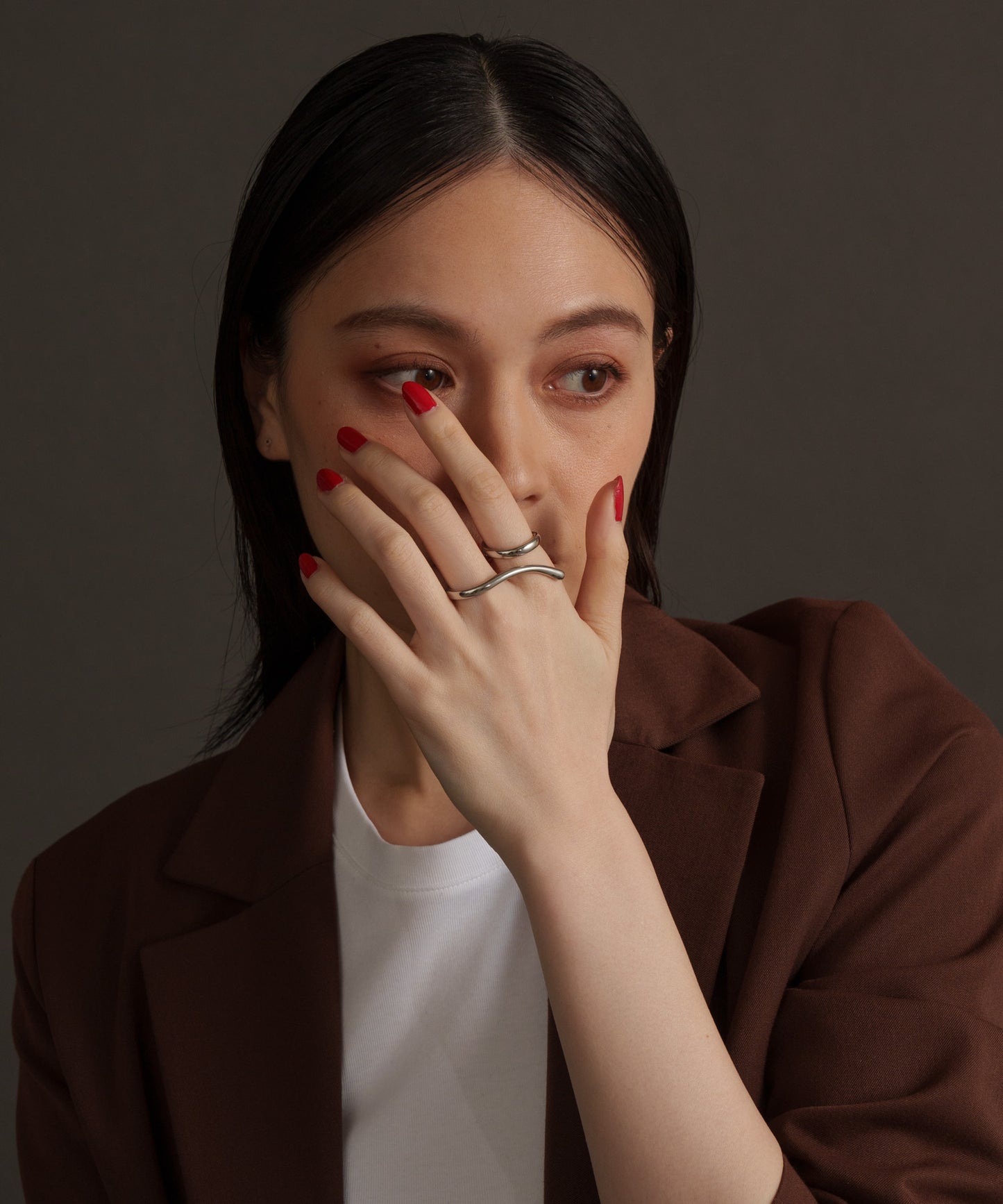 カーブダブルフィンガーリング【Silver】