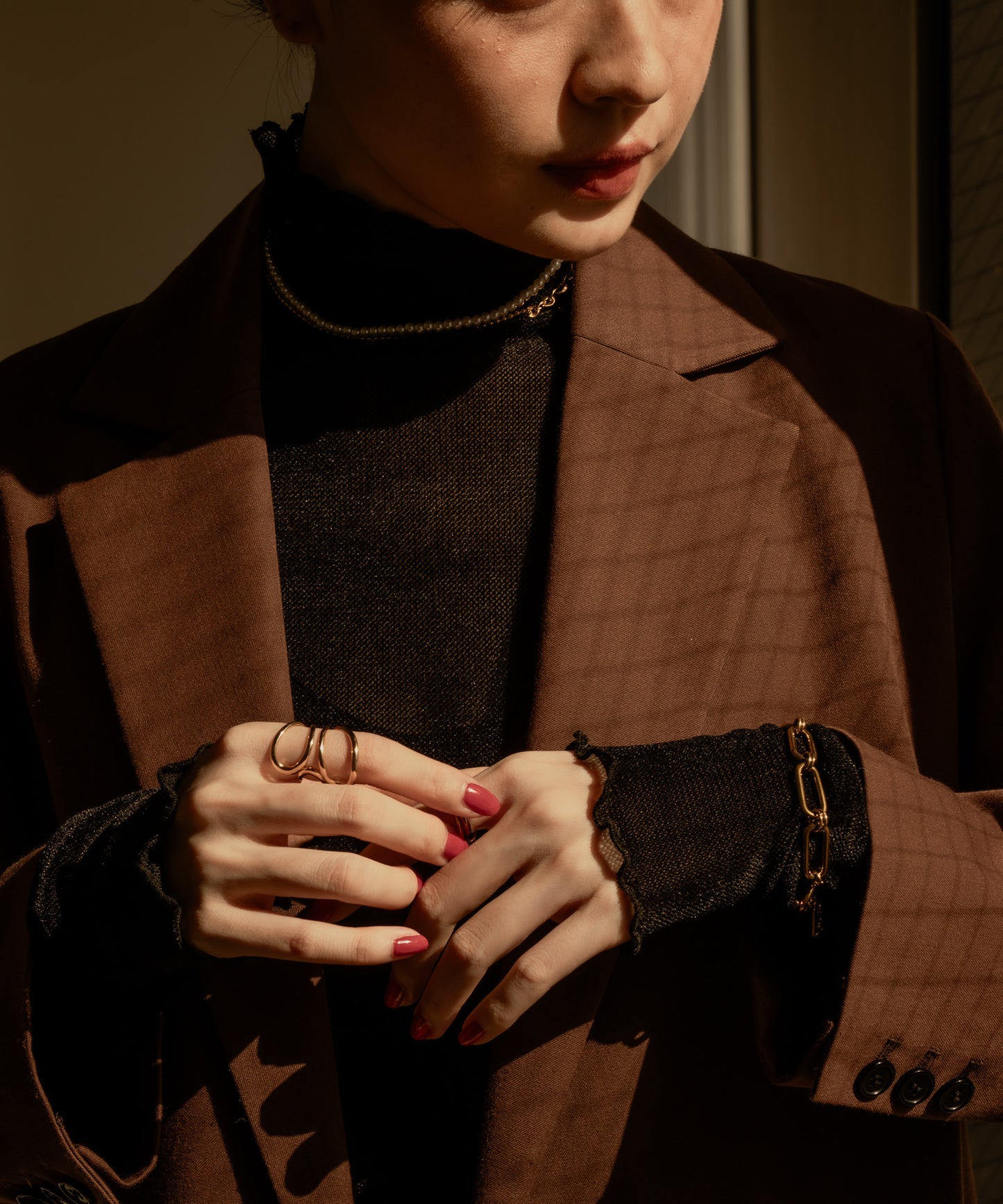 3カーブエンブレイシングリング【Gold】