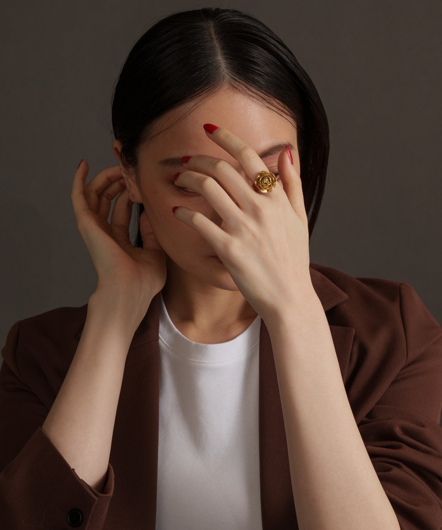 ローズモチーフリング【Gold】